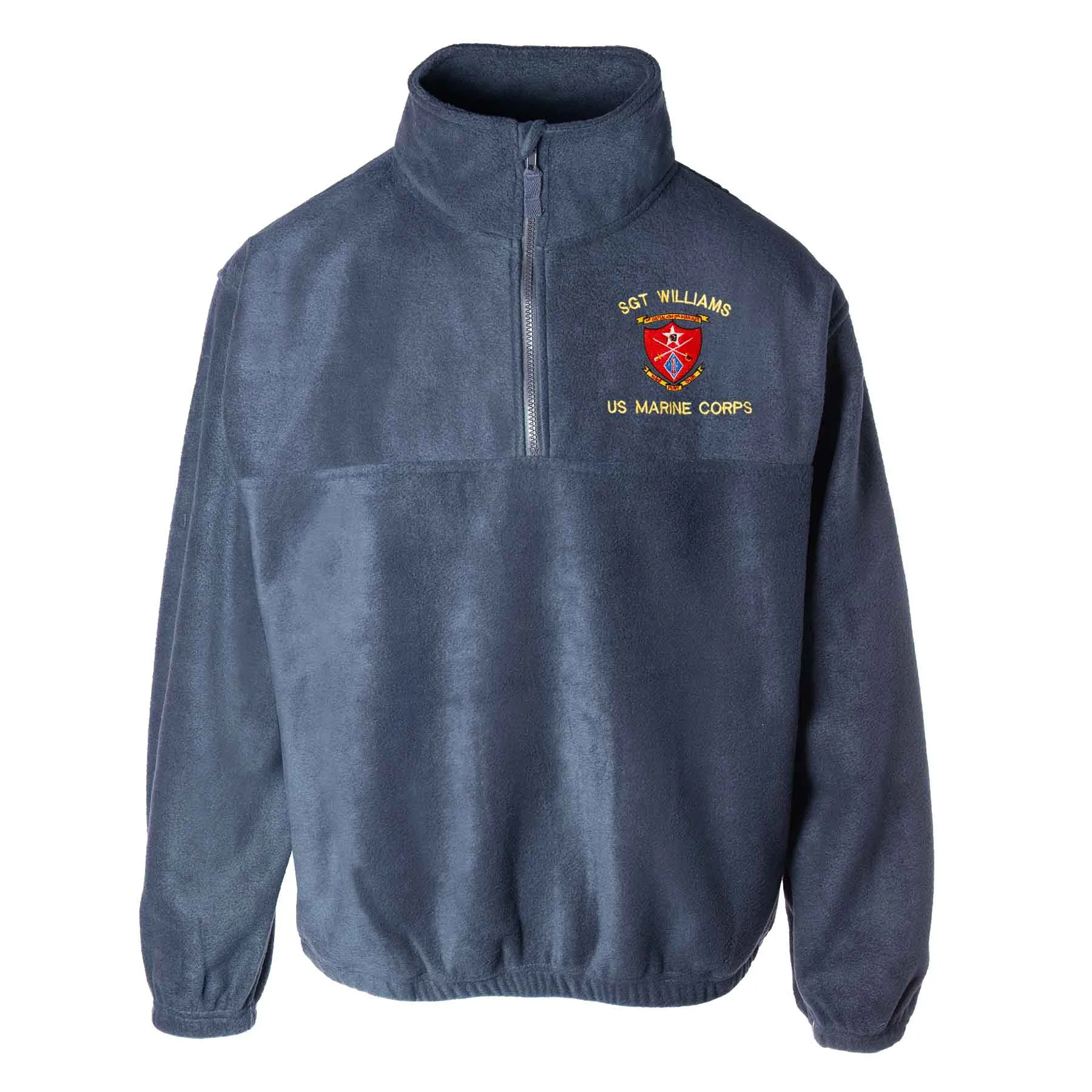 1st Battalion 5th Marines Embroidered Fleece 1/4 Zip