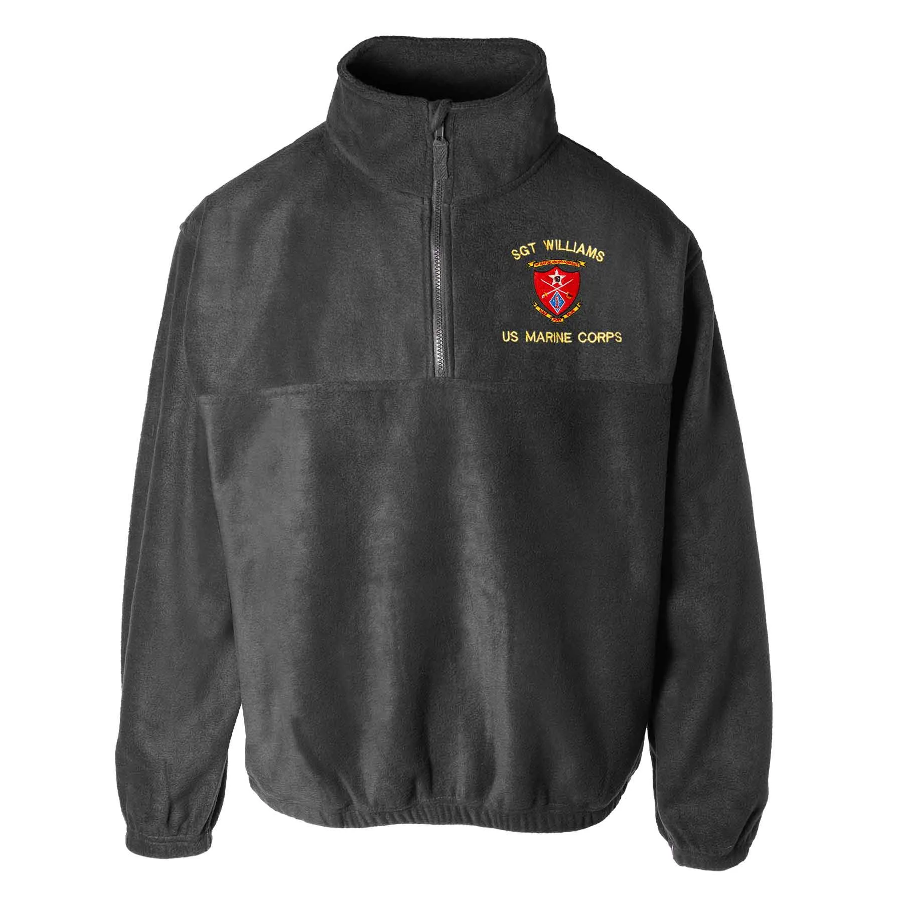 1st Battalion 5th Marines Embroidered Fleece 1/4 Zip