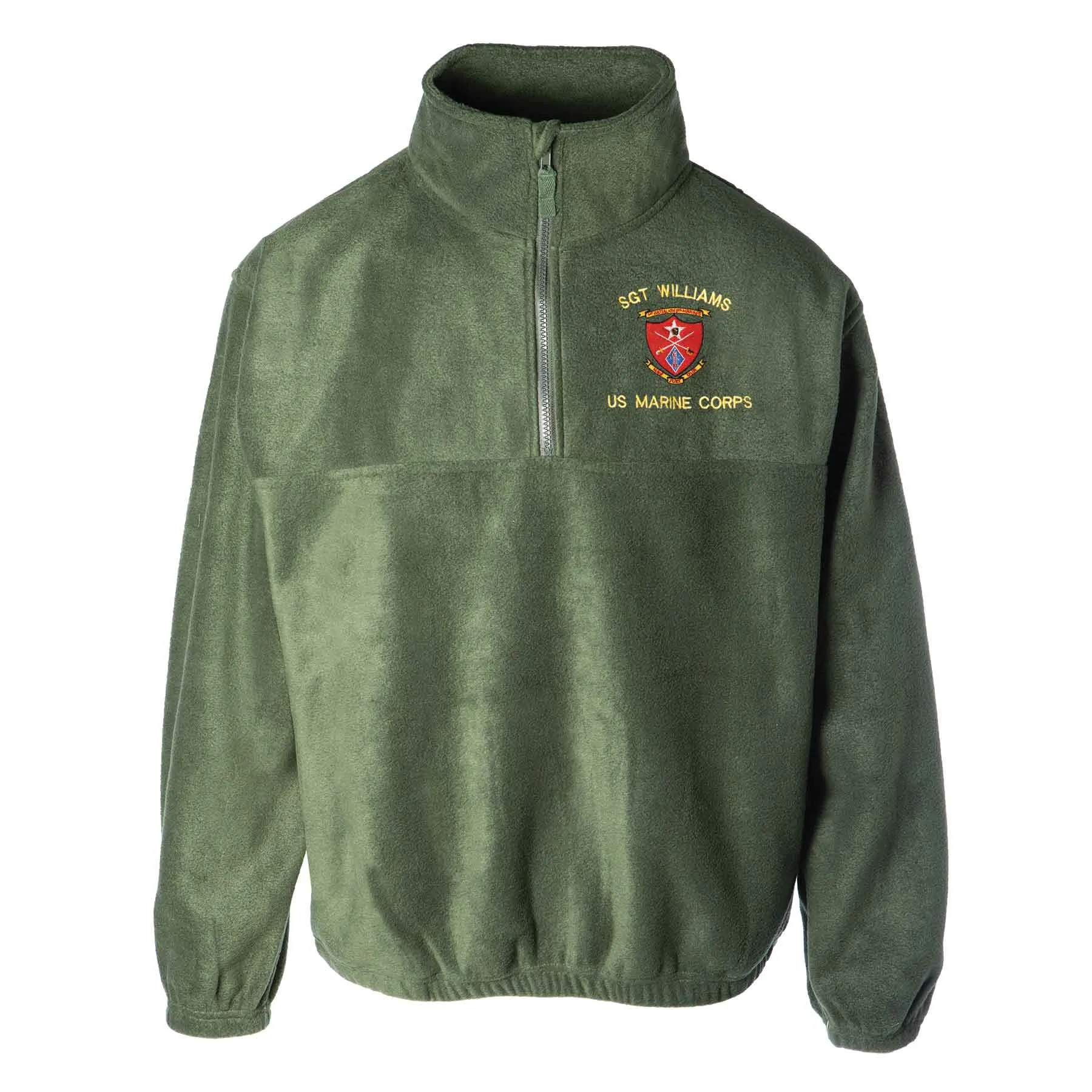 1st Battalion 5th Marines Embroidered Fleece 1/4 Zip