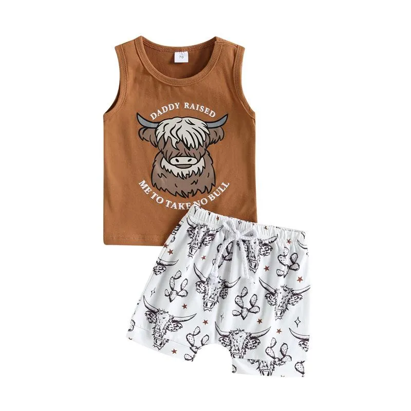 2PCS Boys Cowboy Set