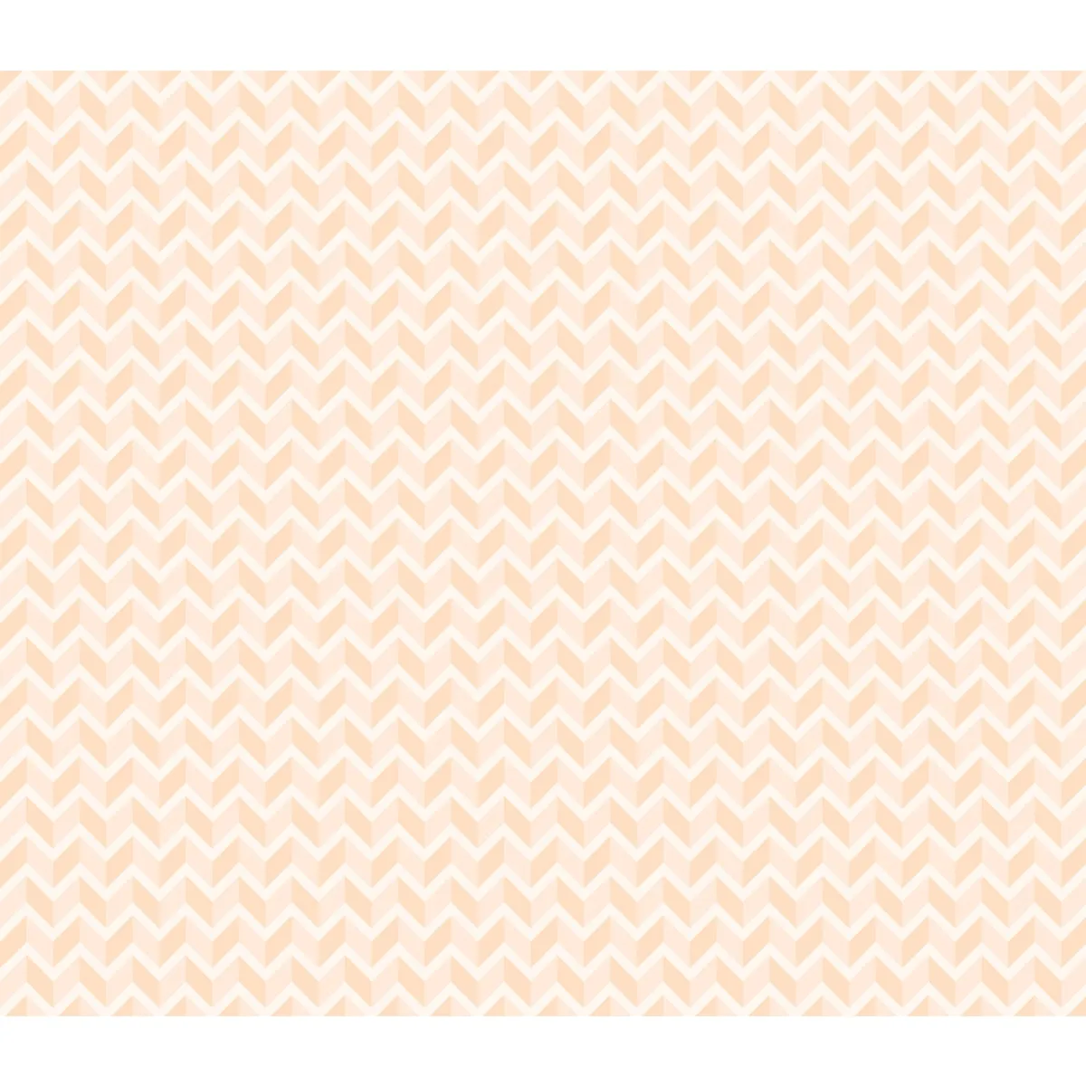 3D Chevron Pattern Wallpaper, Pastel Peach Sample