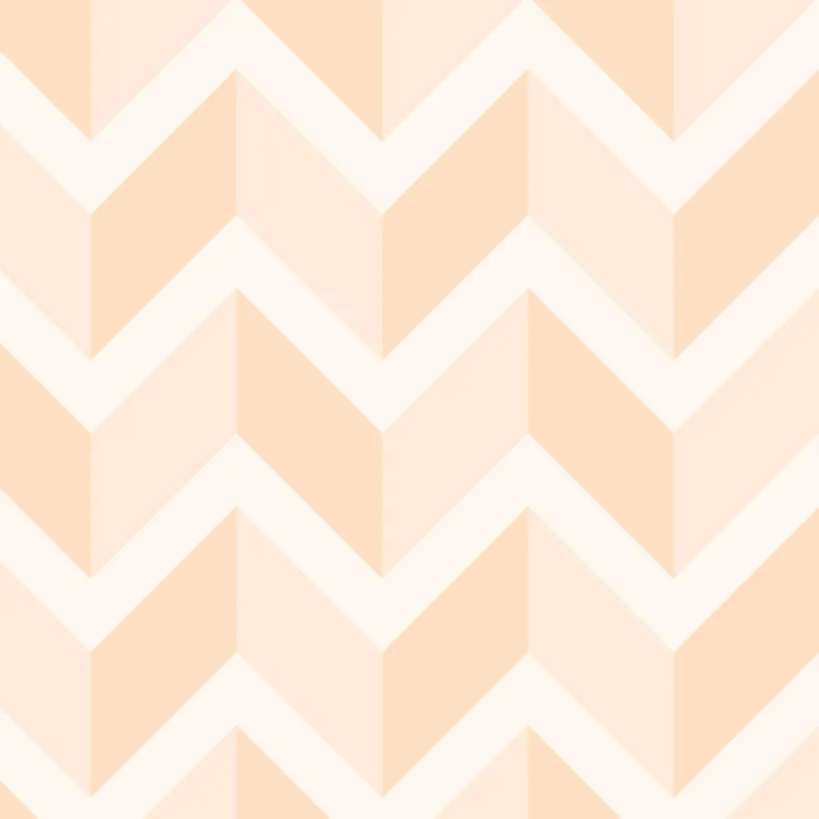 3D Chevron Pattern Wallpaper, Pastel Peach Sample