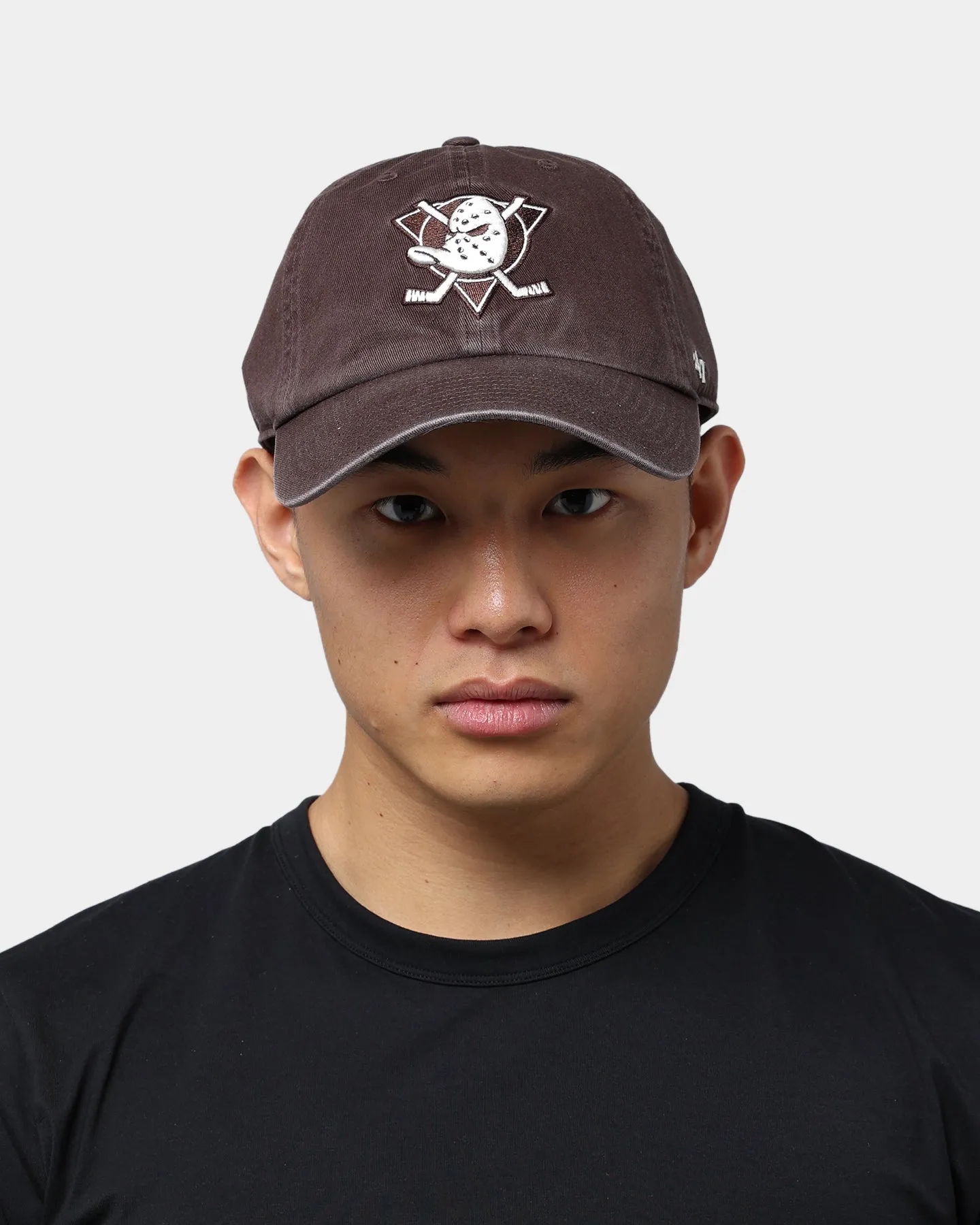 47 Brand Anaheim Ducks Clean Up Strapback Brown