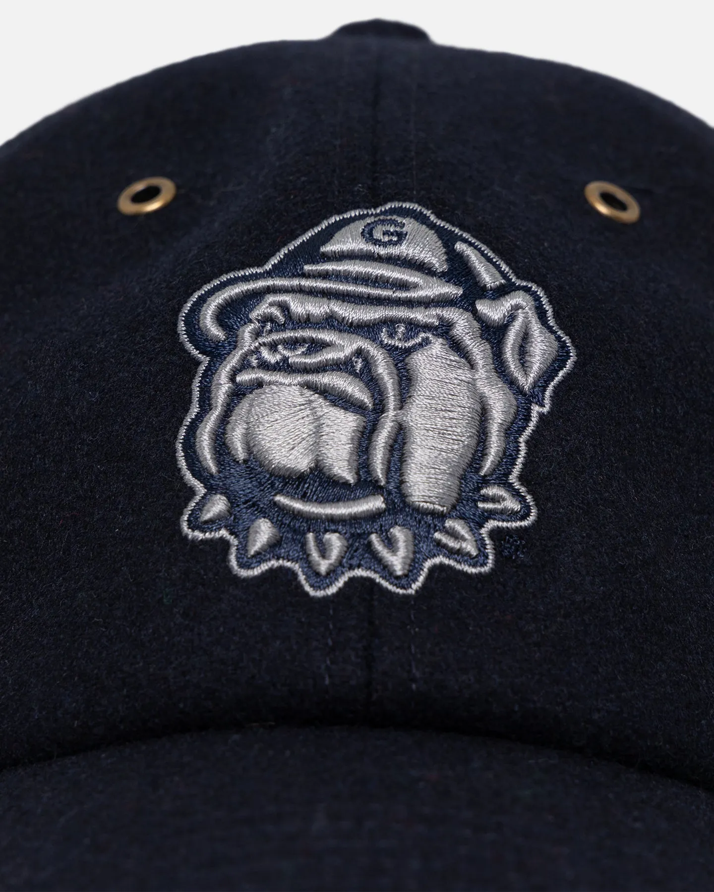 47 Brand Georgetown Hoyas Wooly Clean Up Strapback Navy