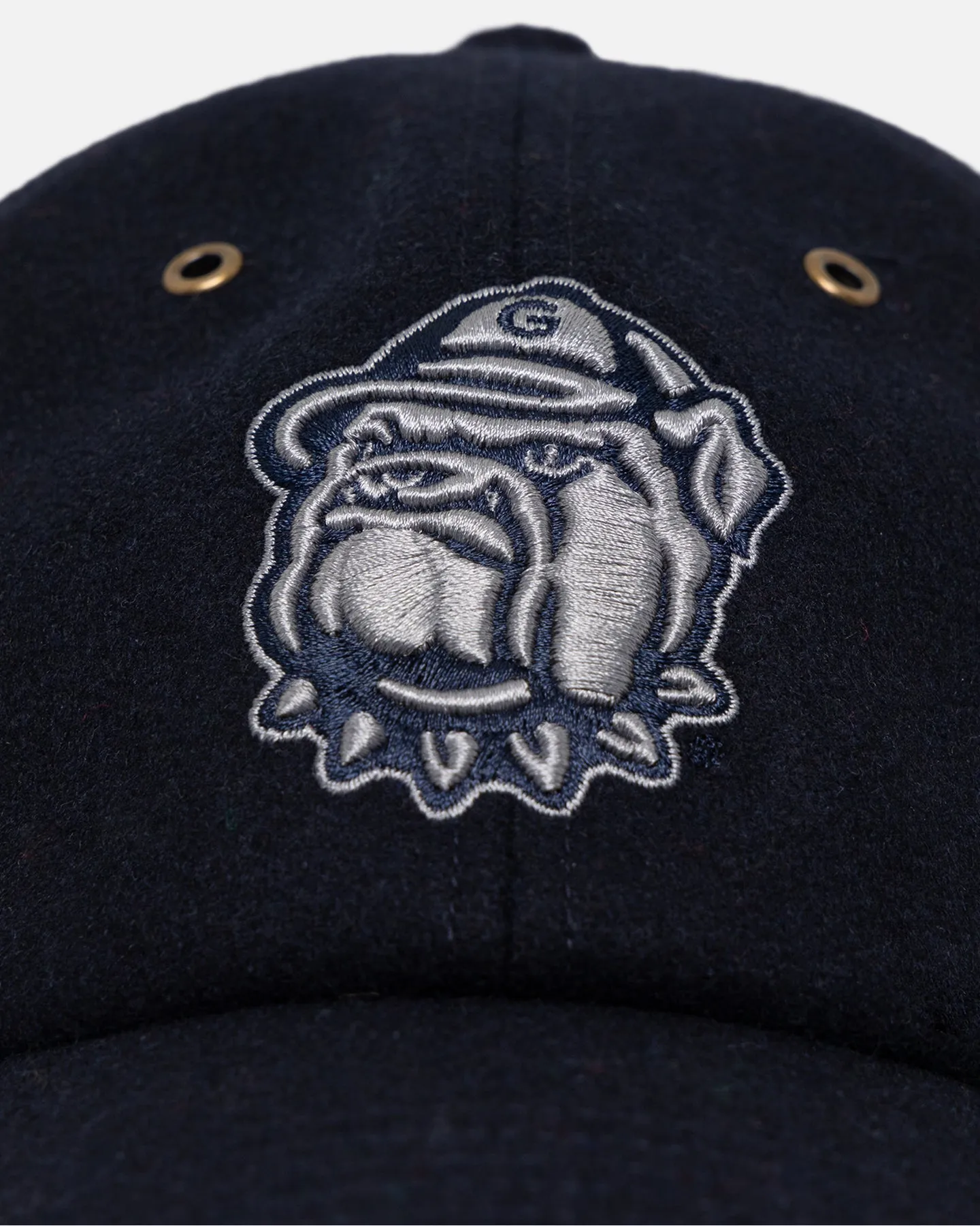 47 Brand Georgetown Hoyas Wooly Clean Up Strapback Navy