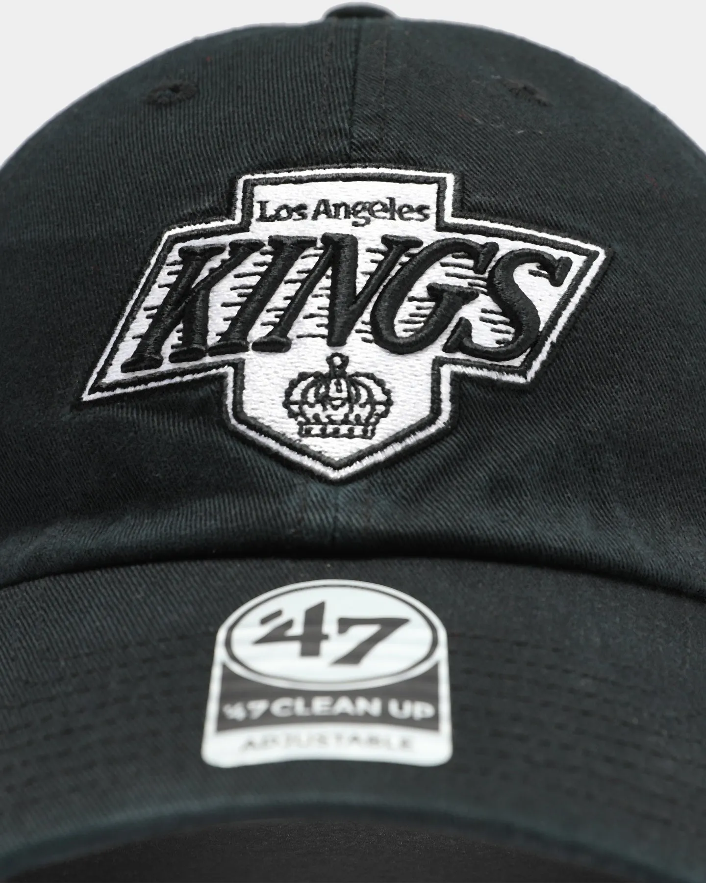 47 Brand Los Angeles Kings Clean Up Strapback Black/OTC