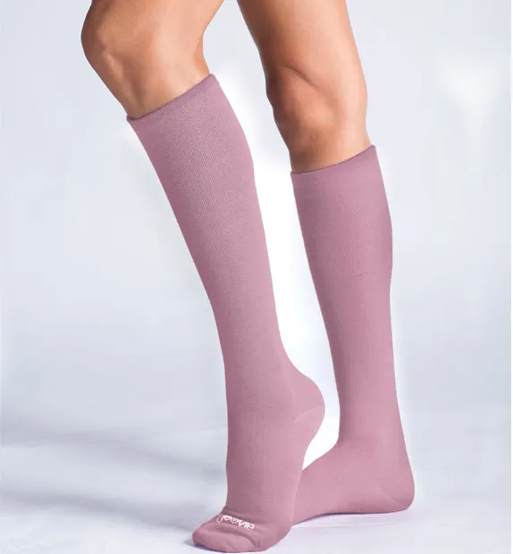 80% Rich Merino Wool Everyday Compression Socks (15-20mmHg) - Solids - 2 Pack