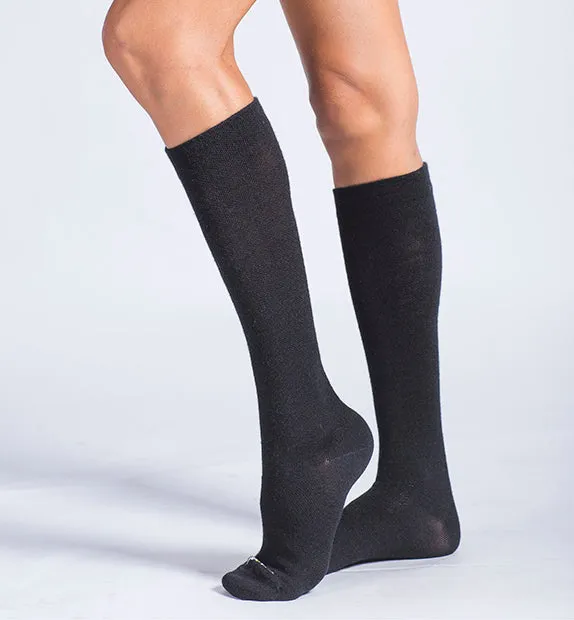 80% Rich Merino Wool Everyday Compression Socks (15-20mmHg) - Solids - 2 Pack