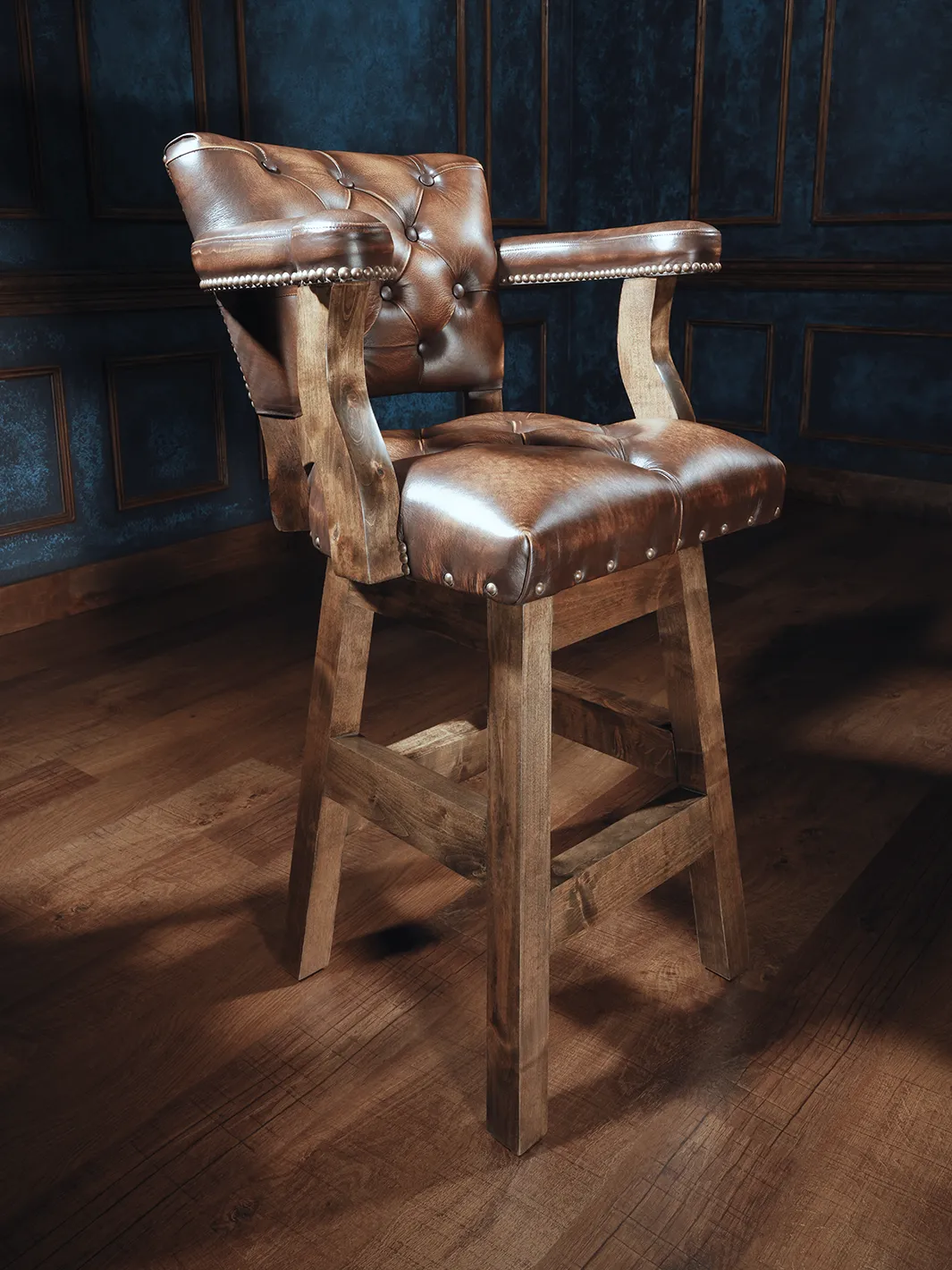 Adam Chisum Western Bar Stool