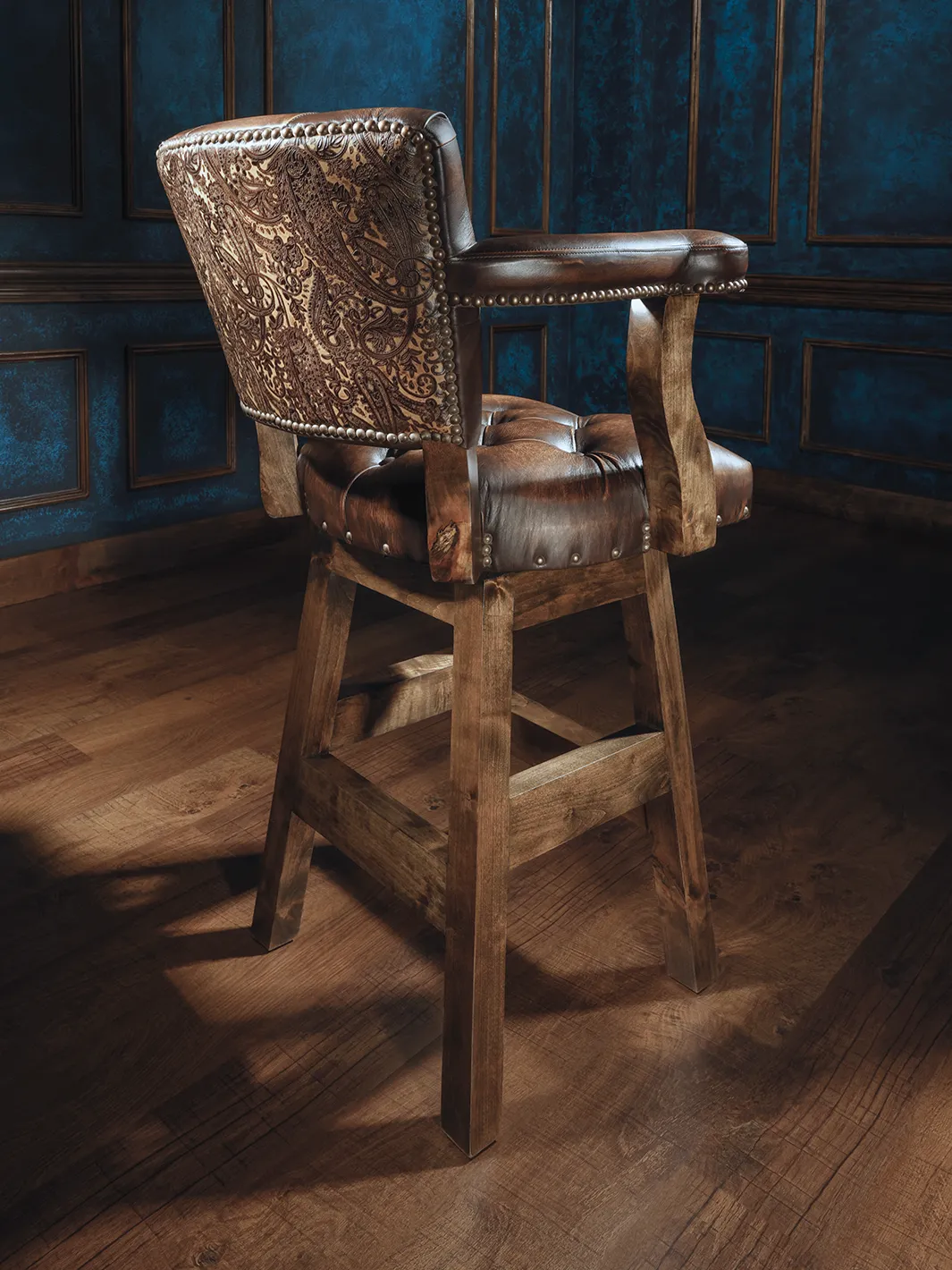 Adam Chisum Western Bar Stool