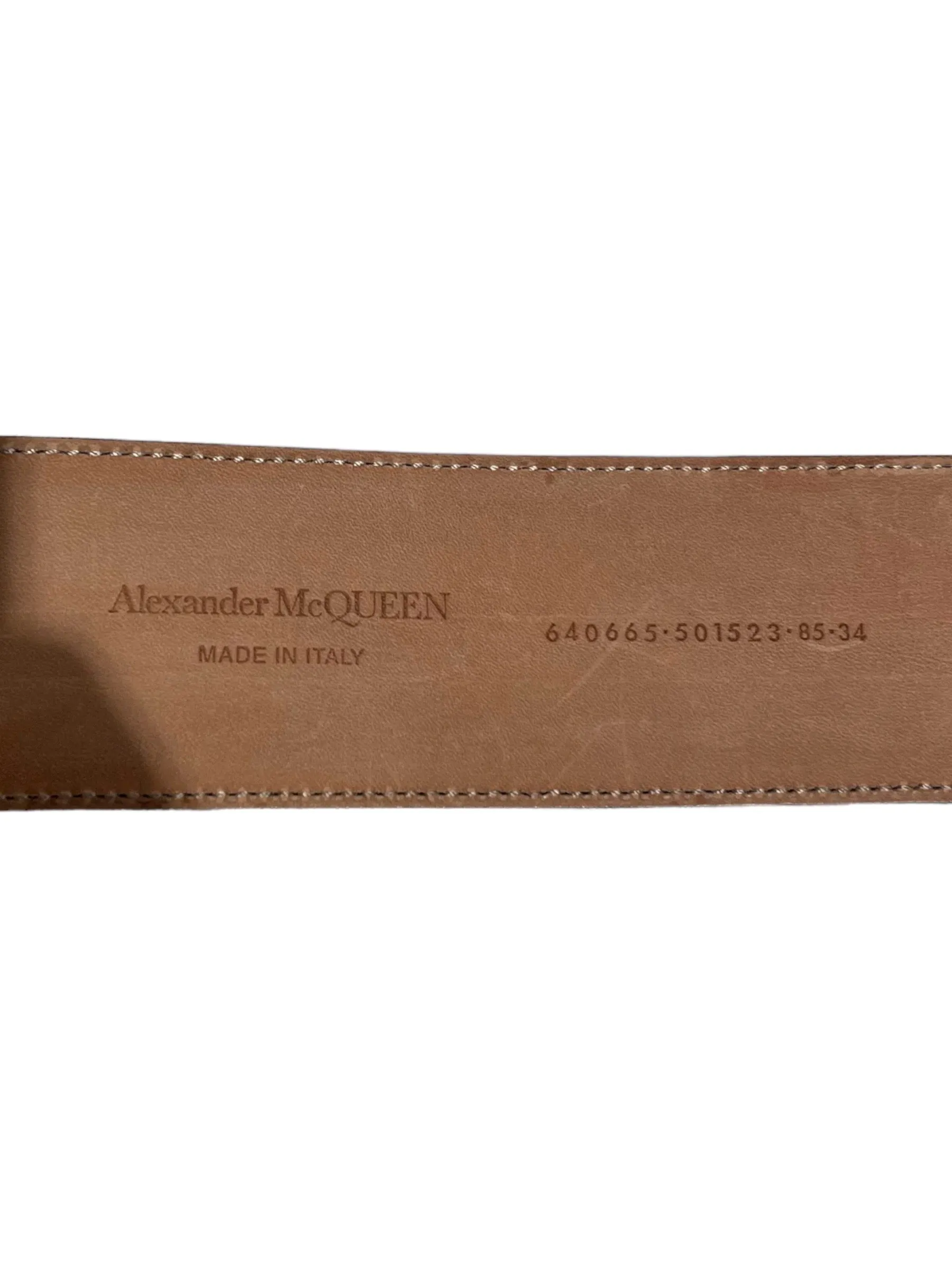 Alexander McQueen/Belt/Leather/BLK/