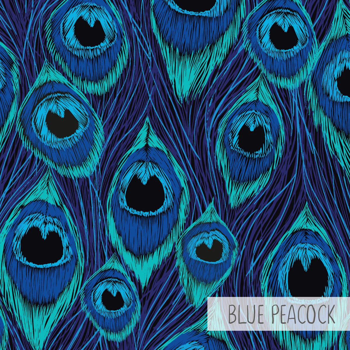 Arm Sleeves | Blue Peacock