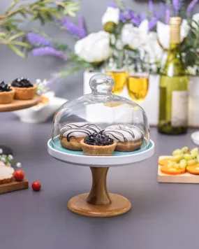 Atlas Pedestal Cake Stand with Dome