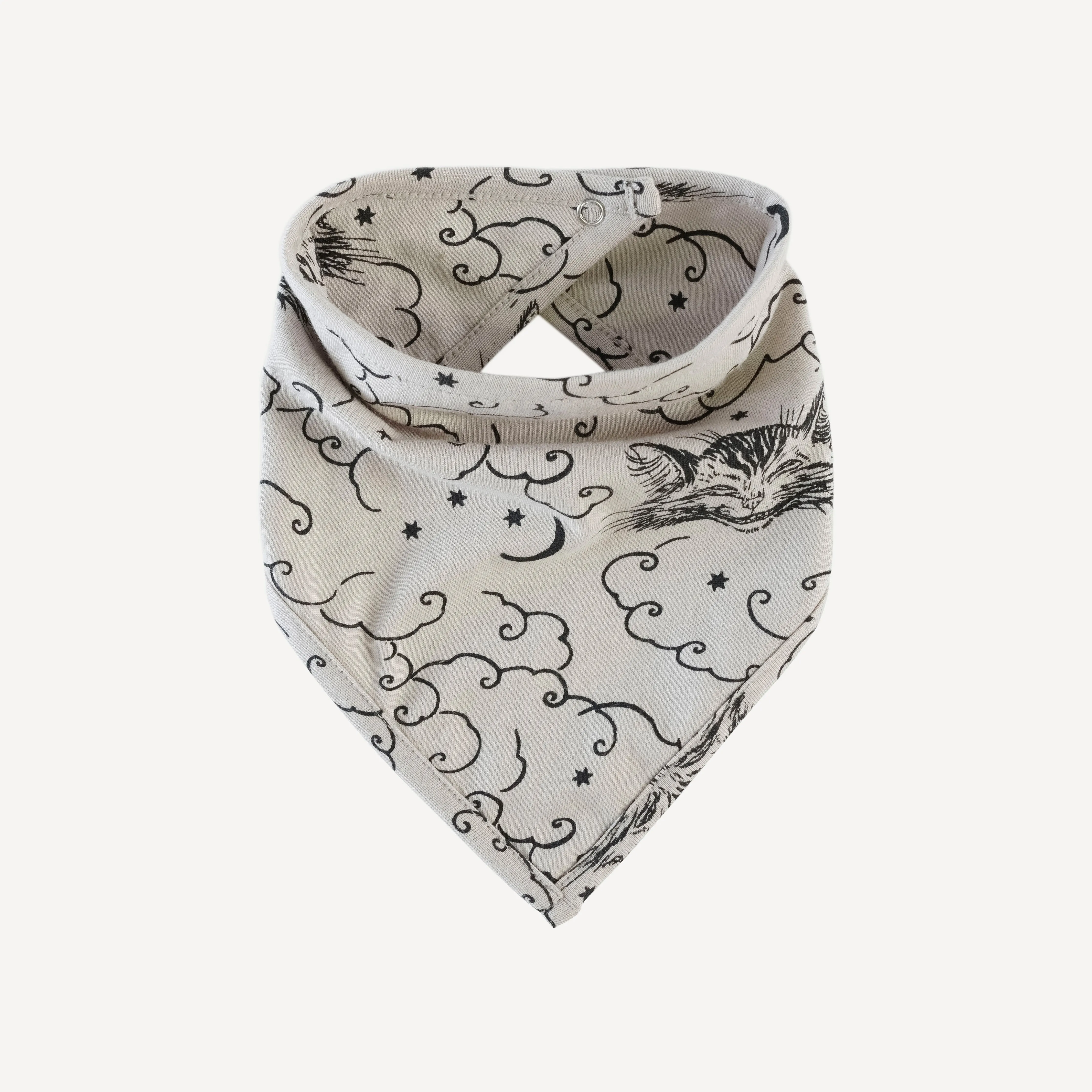 bandana bib | cheshire cat | organic cotton jersey