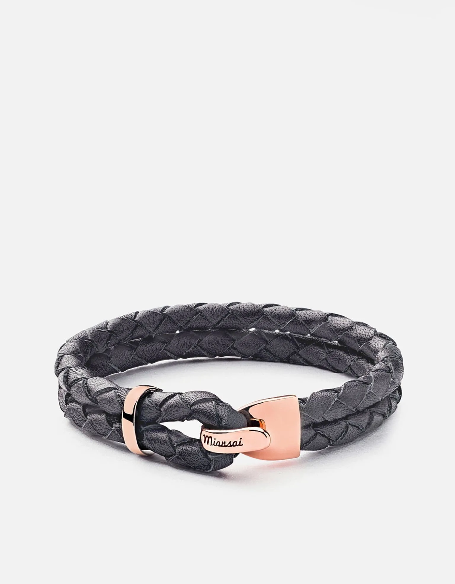 Beacon Leather Bracelet, Rose Plated