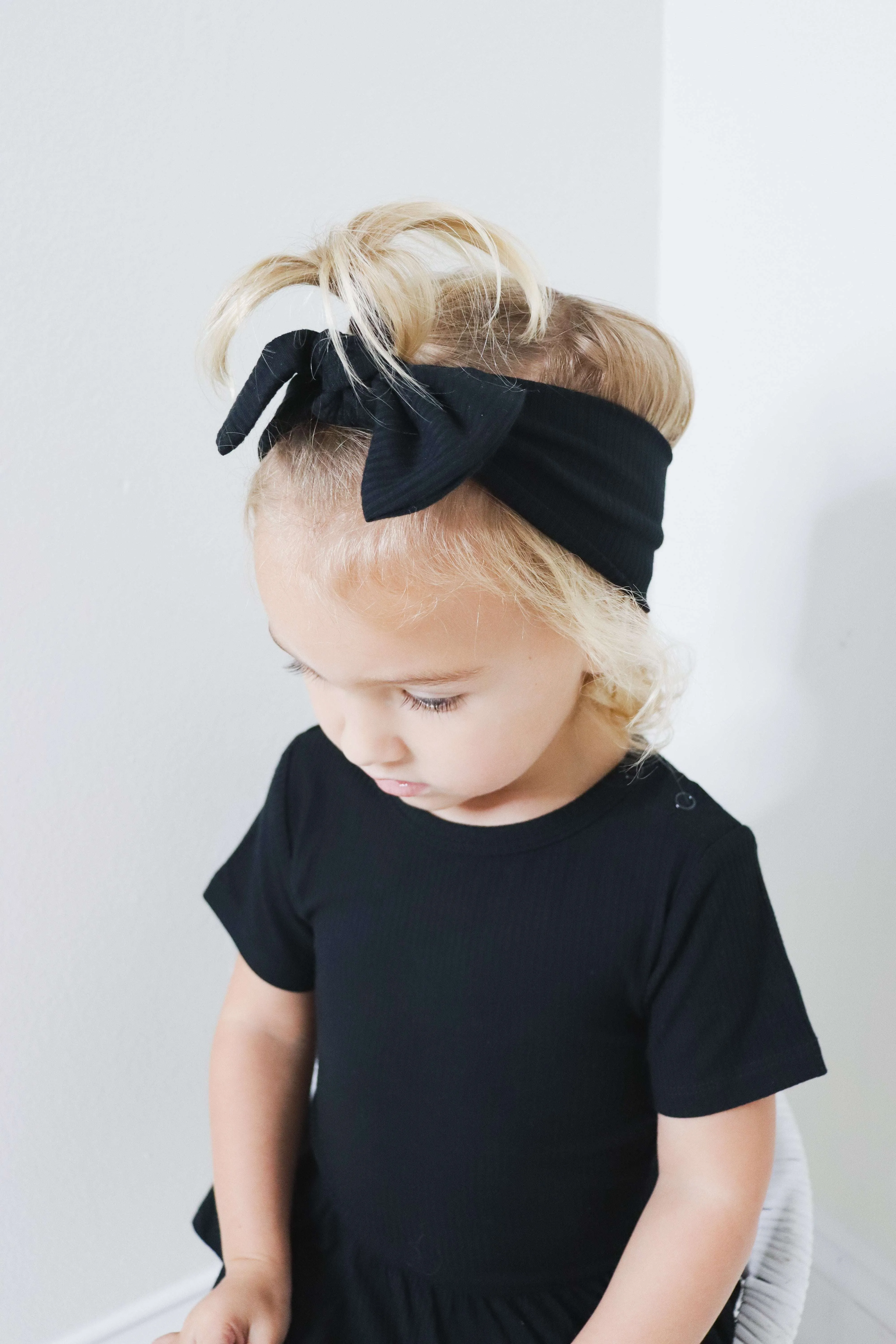 Black Rib Dream Baby Bow