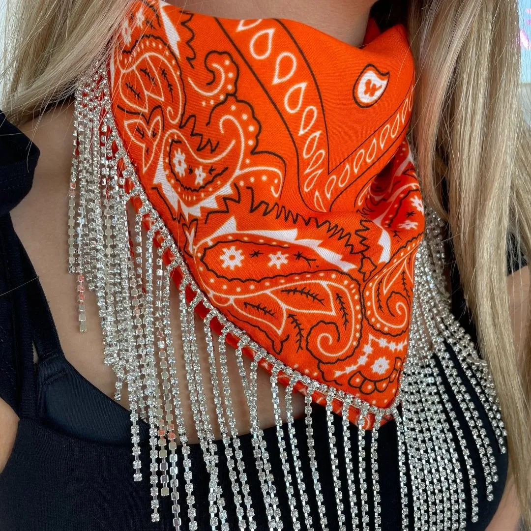 Bling Bandana Orange