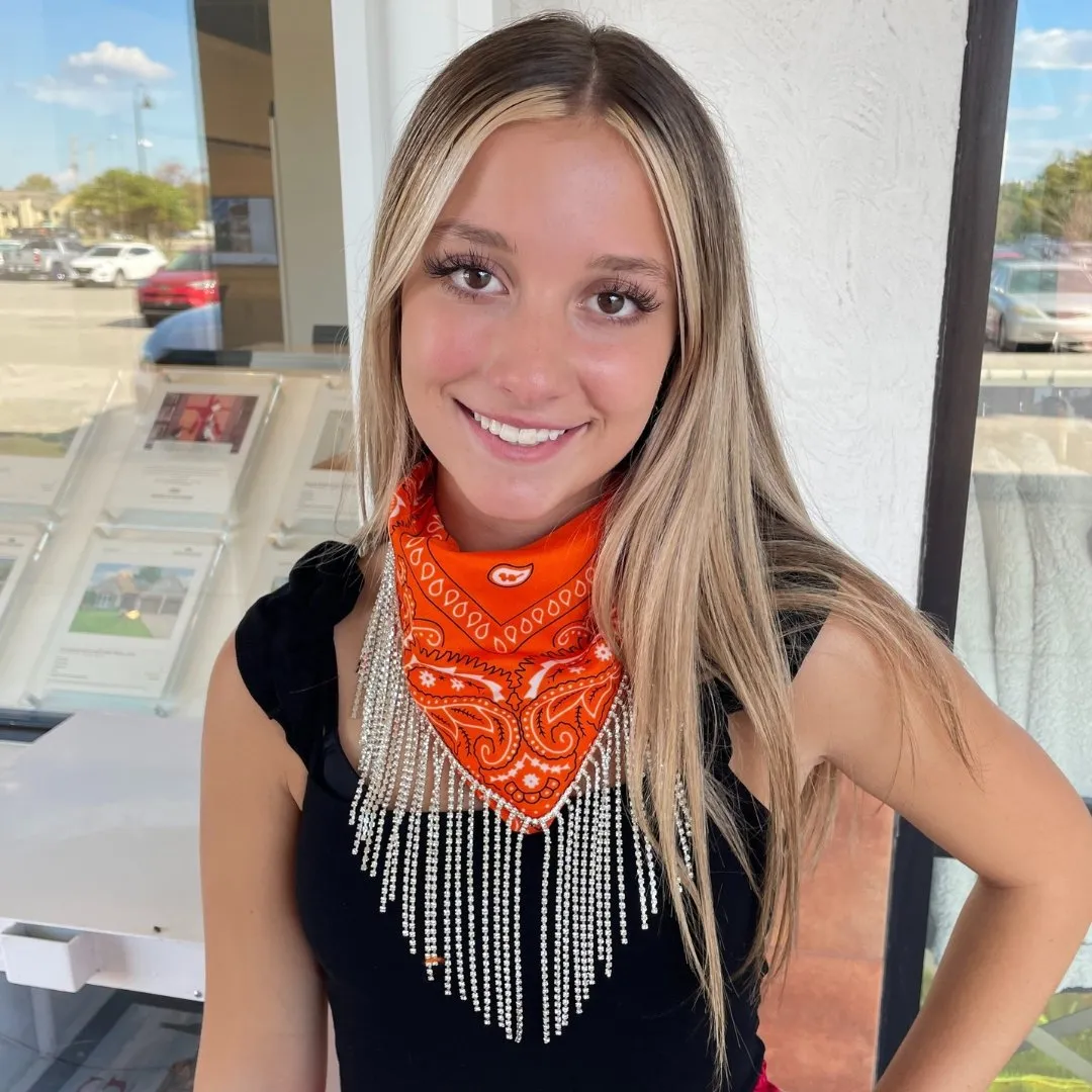 Bling Bandana Orange