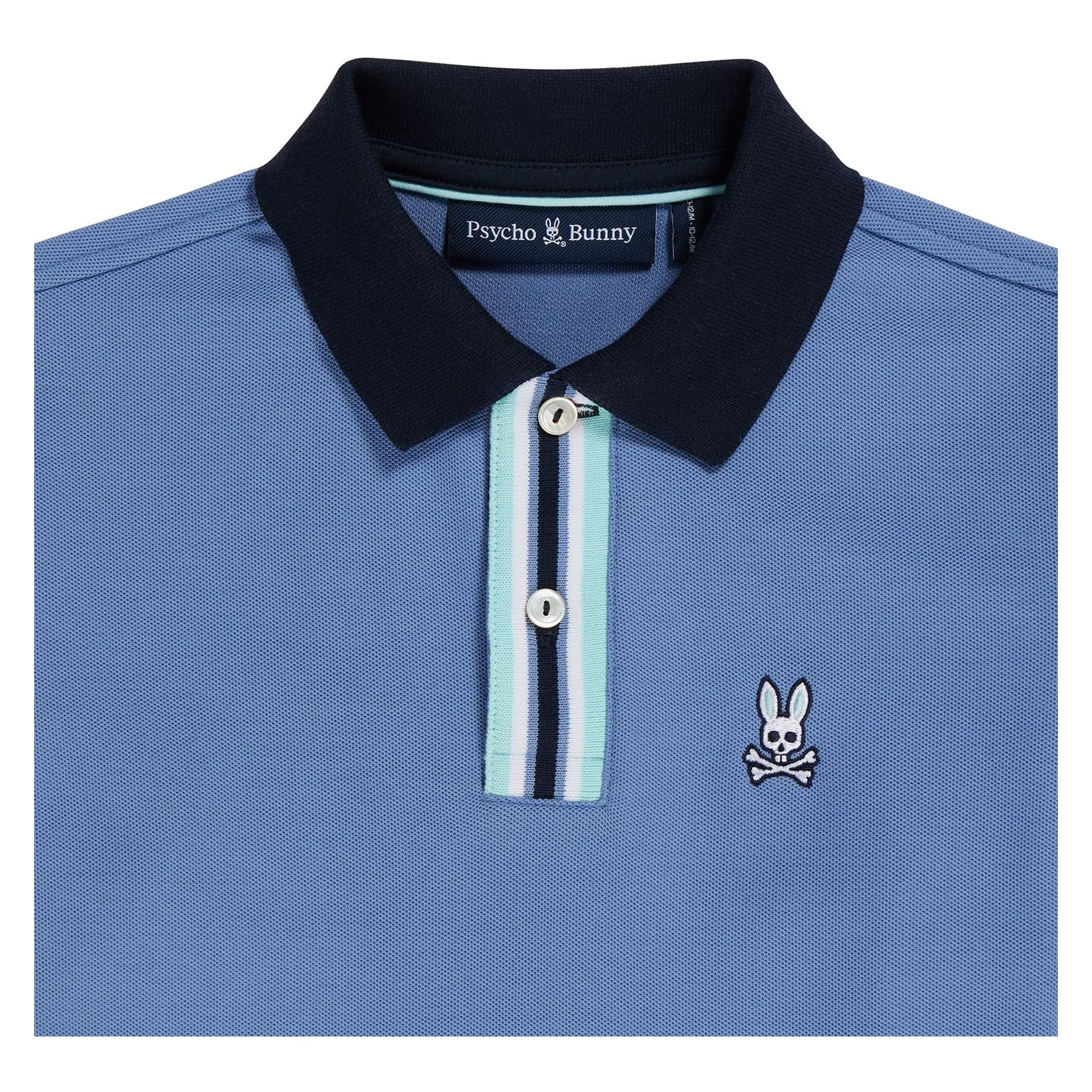 Blue Bloomington Pique Polo