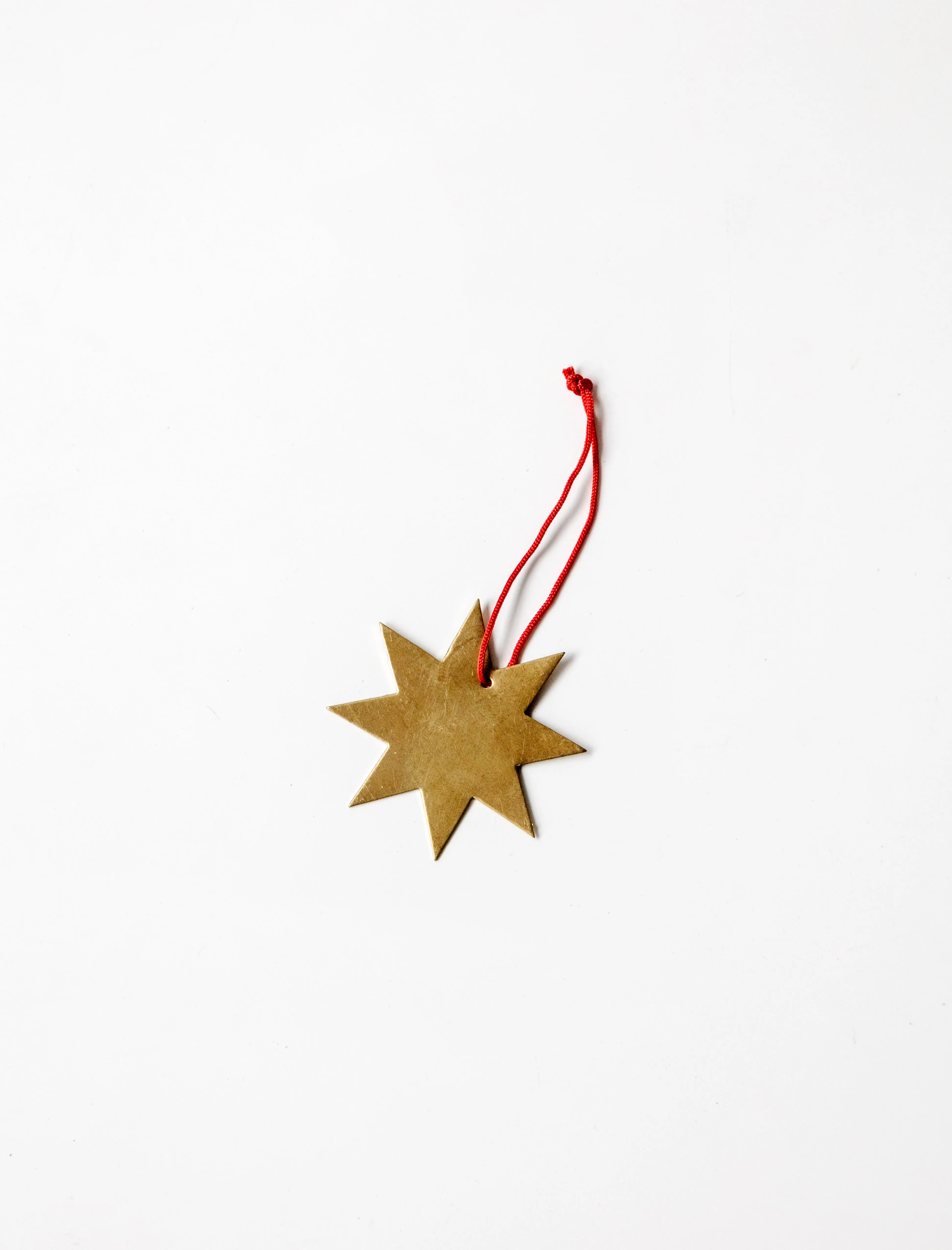 Brass Ornament Snowflake A