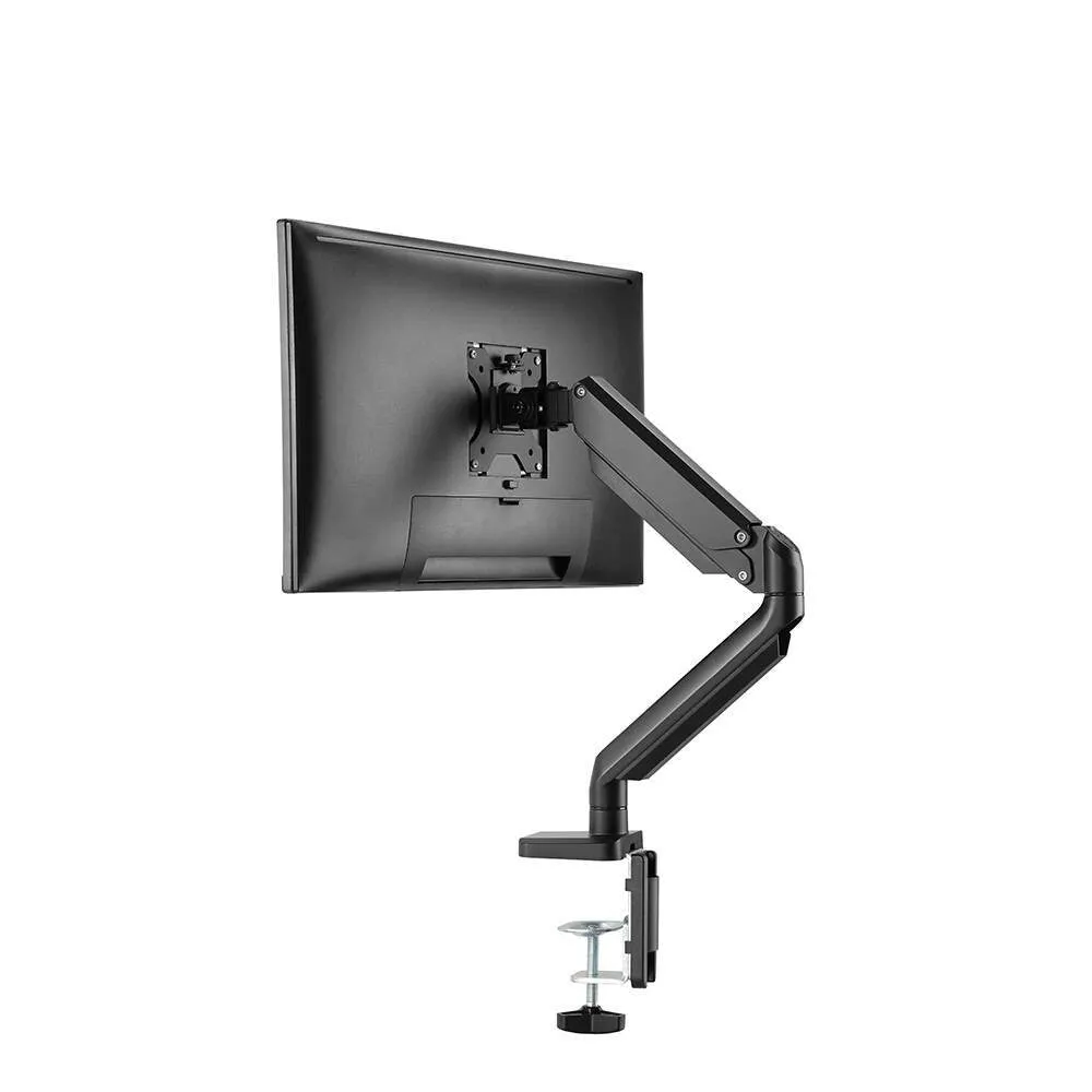 Brateck Bracket 17"-32" Single Monitor Aluminum Gas Spring Arm Up To 8kg / Monitor Arm (LDT26-C012)