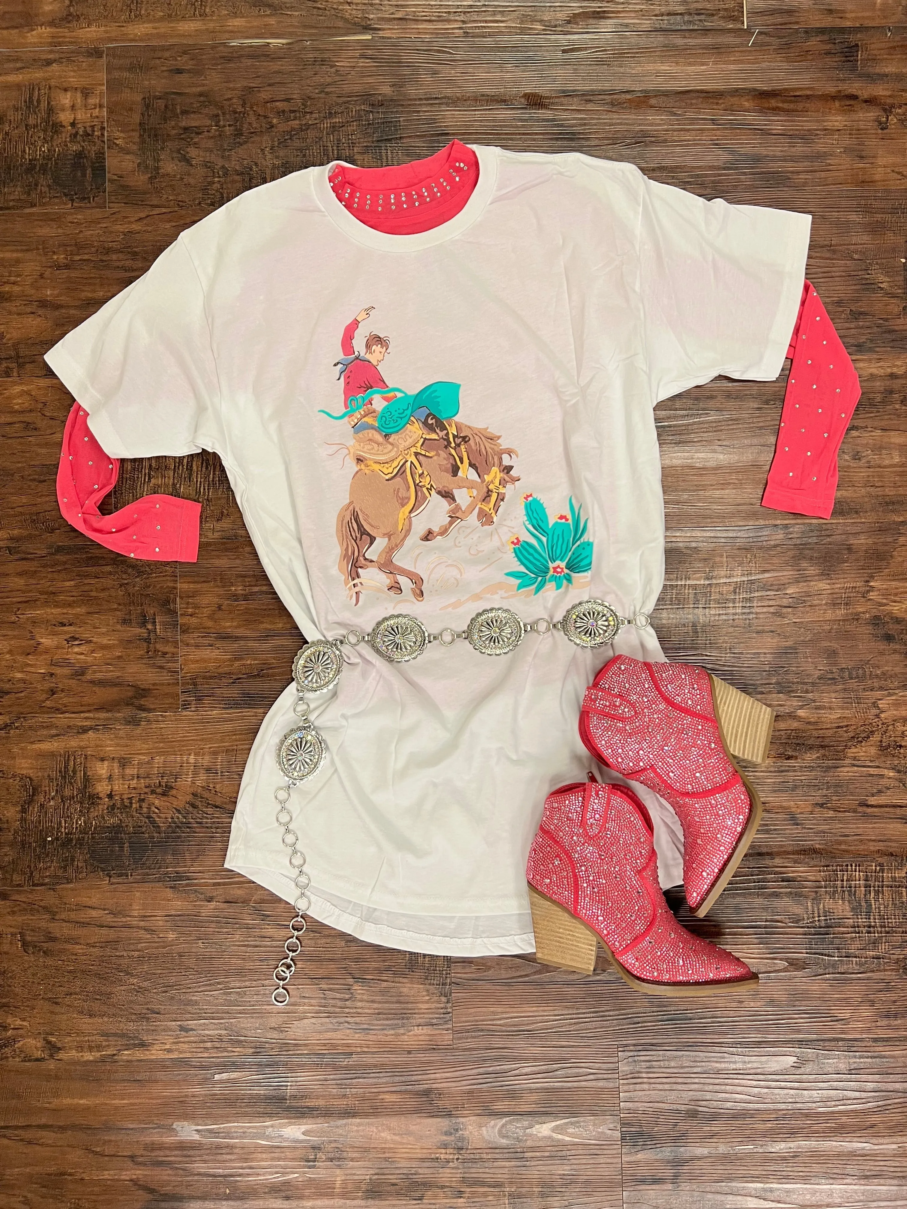 Bronc Wild T-shirt Dress