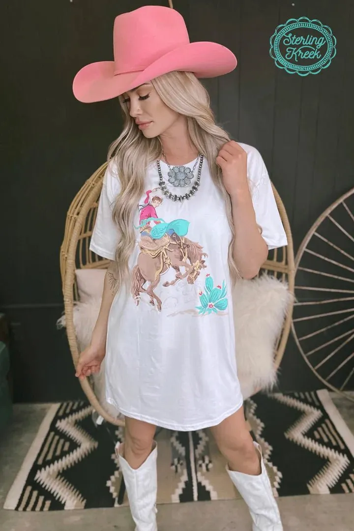 Bronc Wild T-shirt Dress