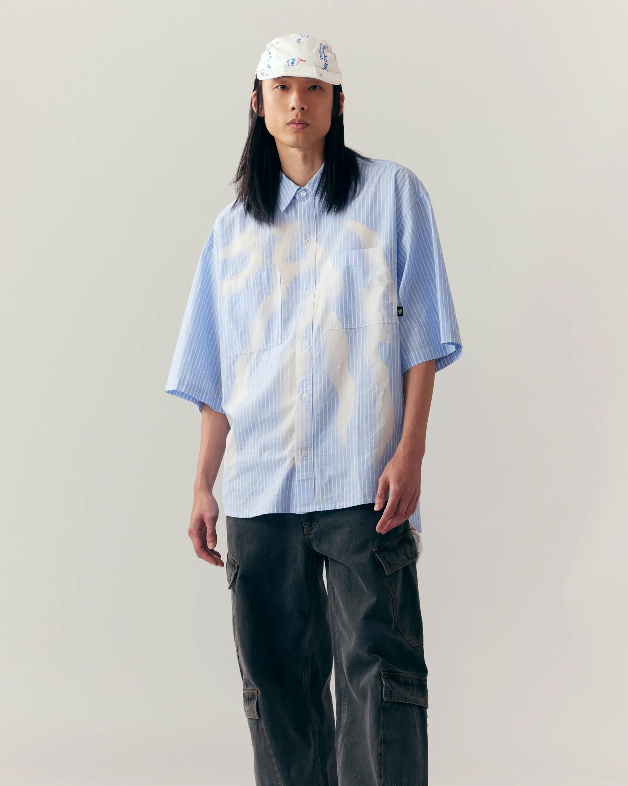 Cadence Boxy Shirt - Blue Stripe