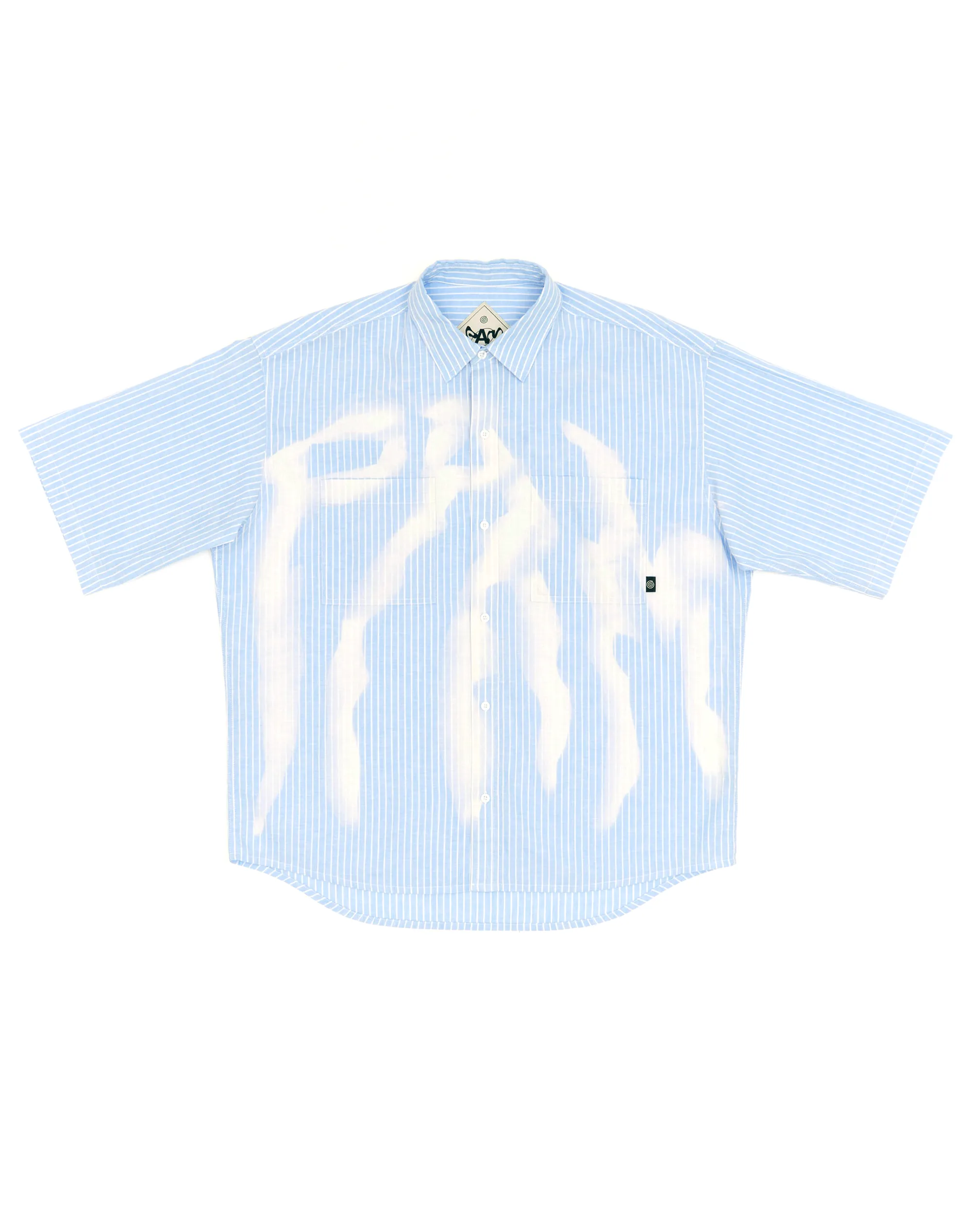 Cadence Boxy Shirt - Blue Stripe