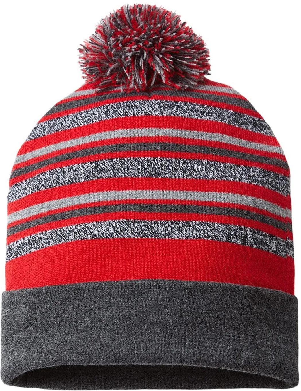 Cap America USA-Made Striped Beanie