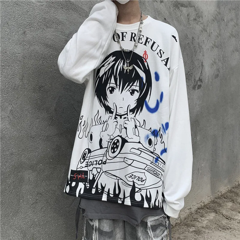 Cartoon Japanese Sweatshirt women