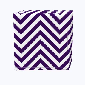 Chevron, Purple Napkins