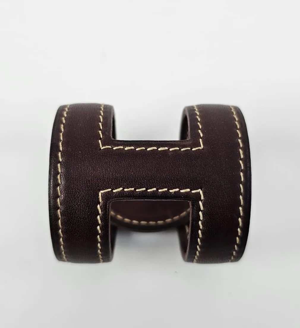 Chocolat Leather Ano Cuff Bracelet