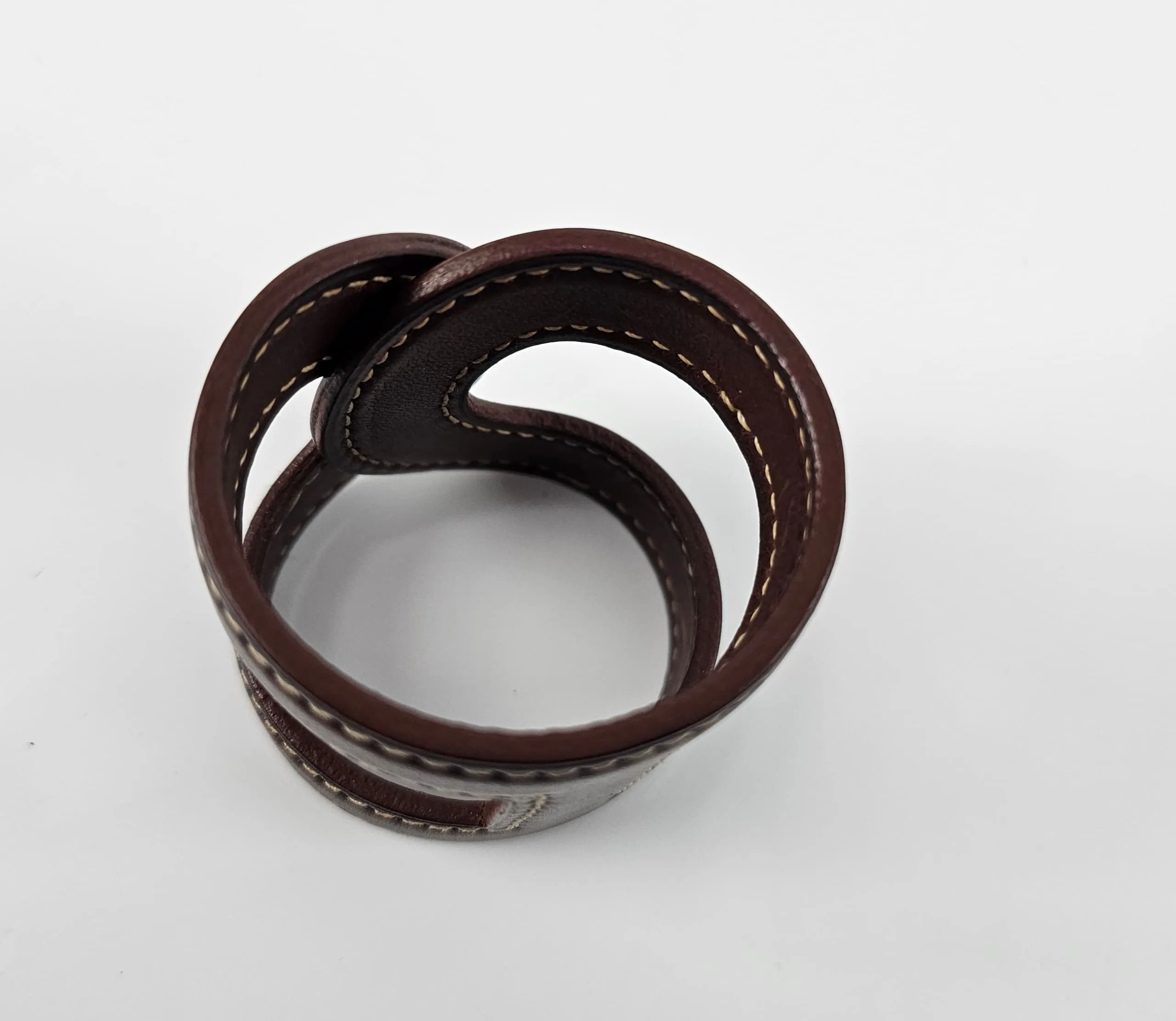 Chocolat Leather Ano Cuff Bracelet