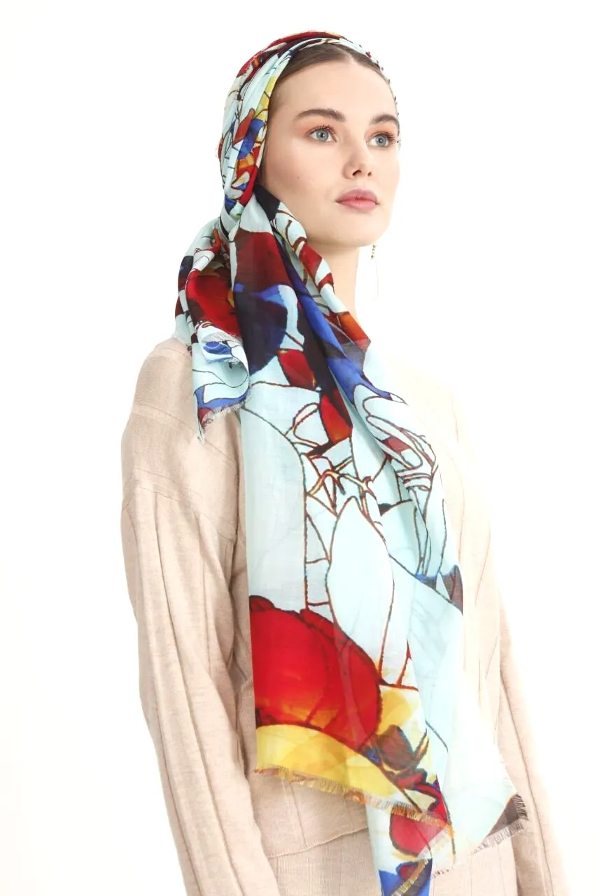 Cotton Silk Shawl, TERRA Collection