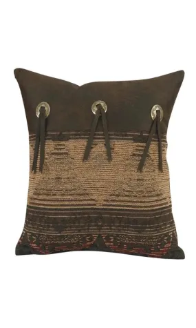 Cowgirl Kim Sierra Faux Leather Pillow