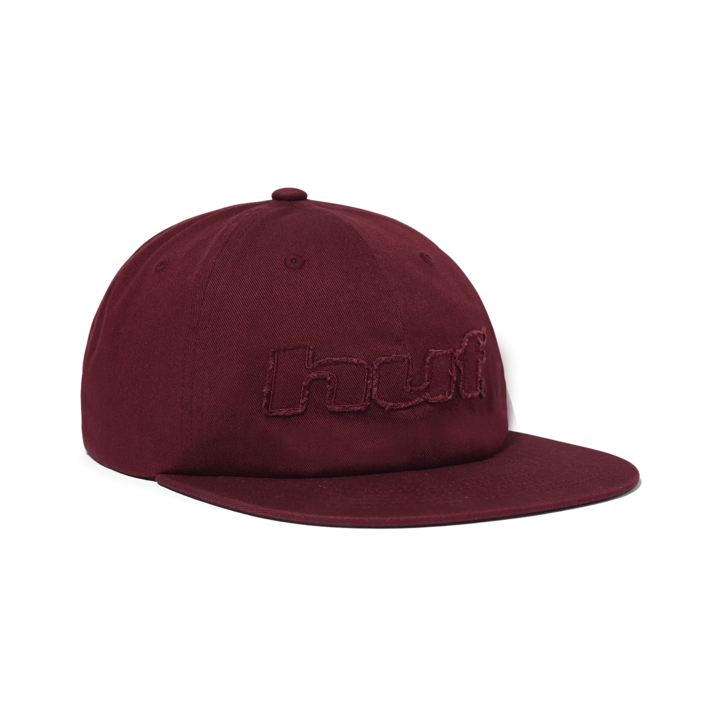 Distressed Logo 5-Panel Strapback Hat