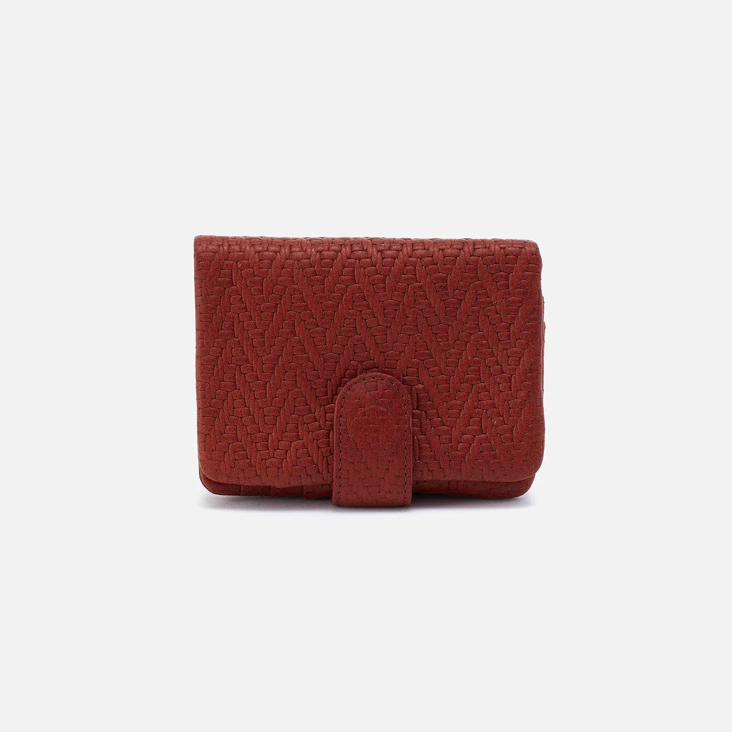 Fern Bifold Wallet In Soft Embossed Leather - Tuscan Brown