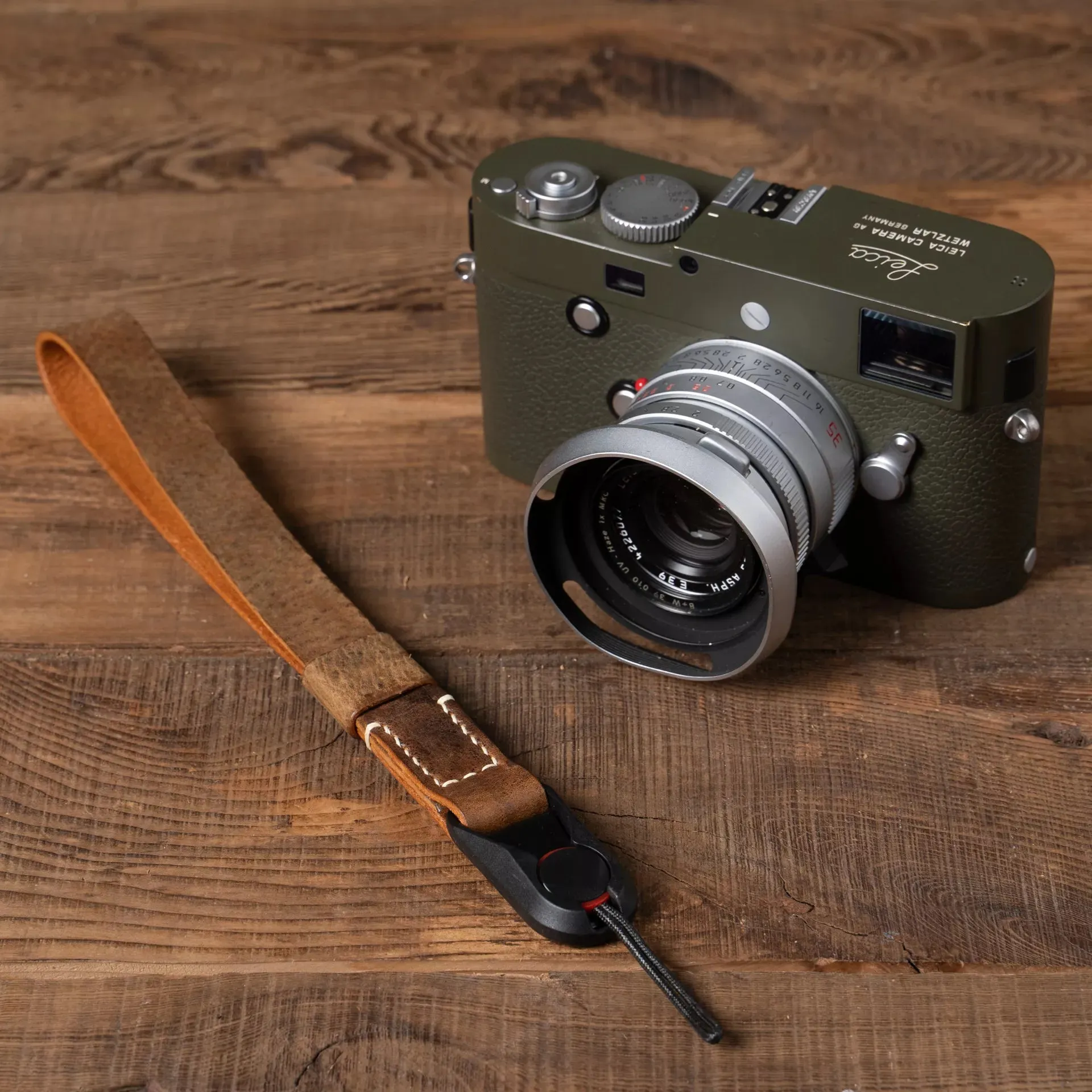 Full Leather Camera Wrist Strap