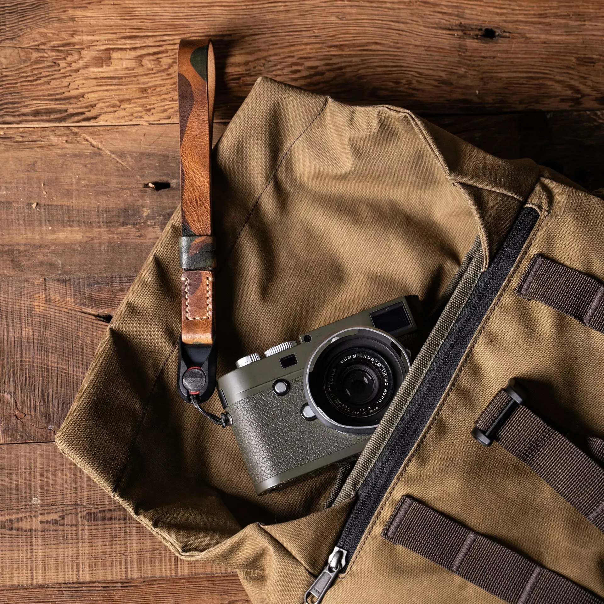 Full Leather Camera Wrist Strap