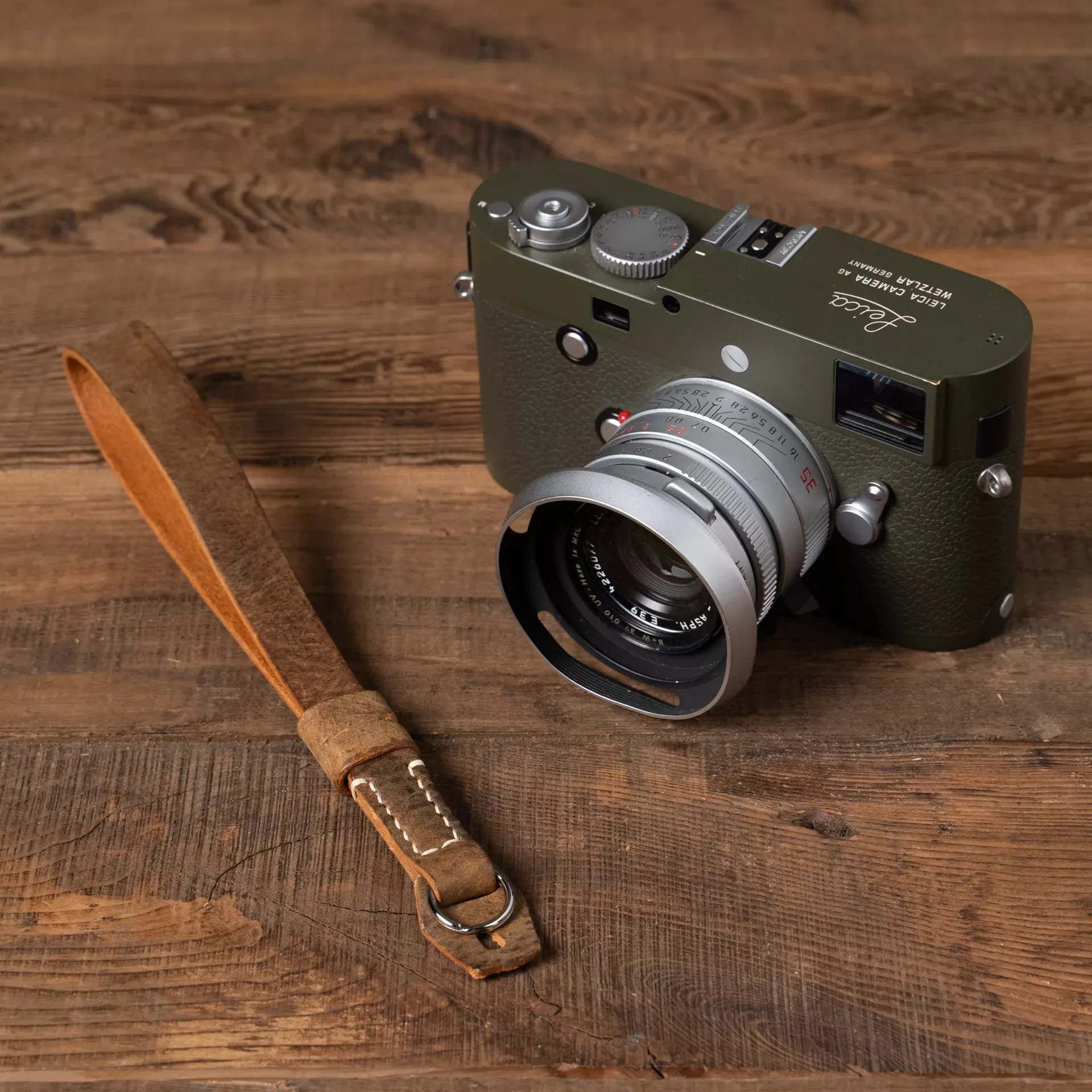 Full Leather Camera Wrist Strap