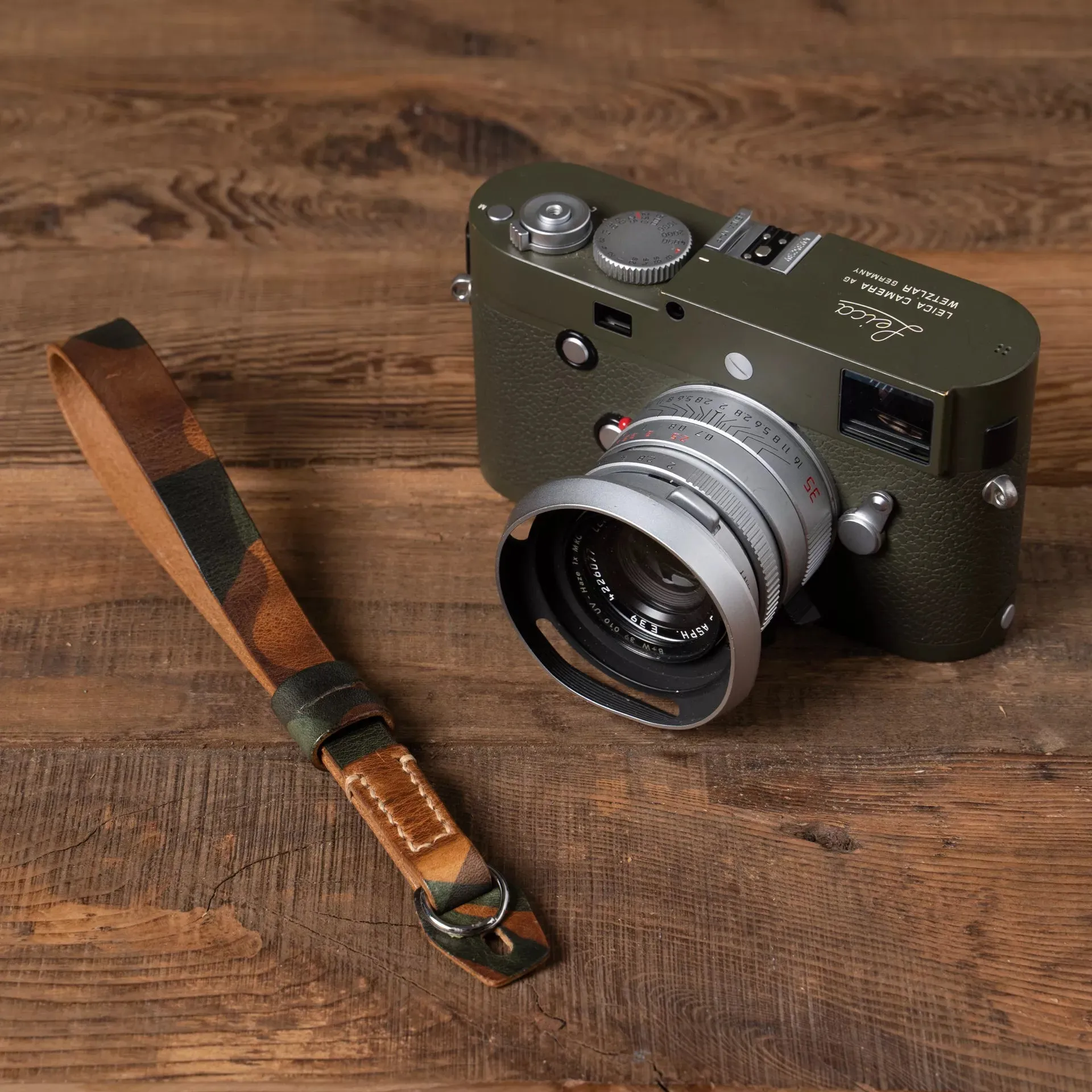 Full Leather Camera Wrist Strap