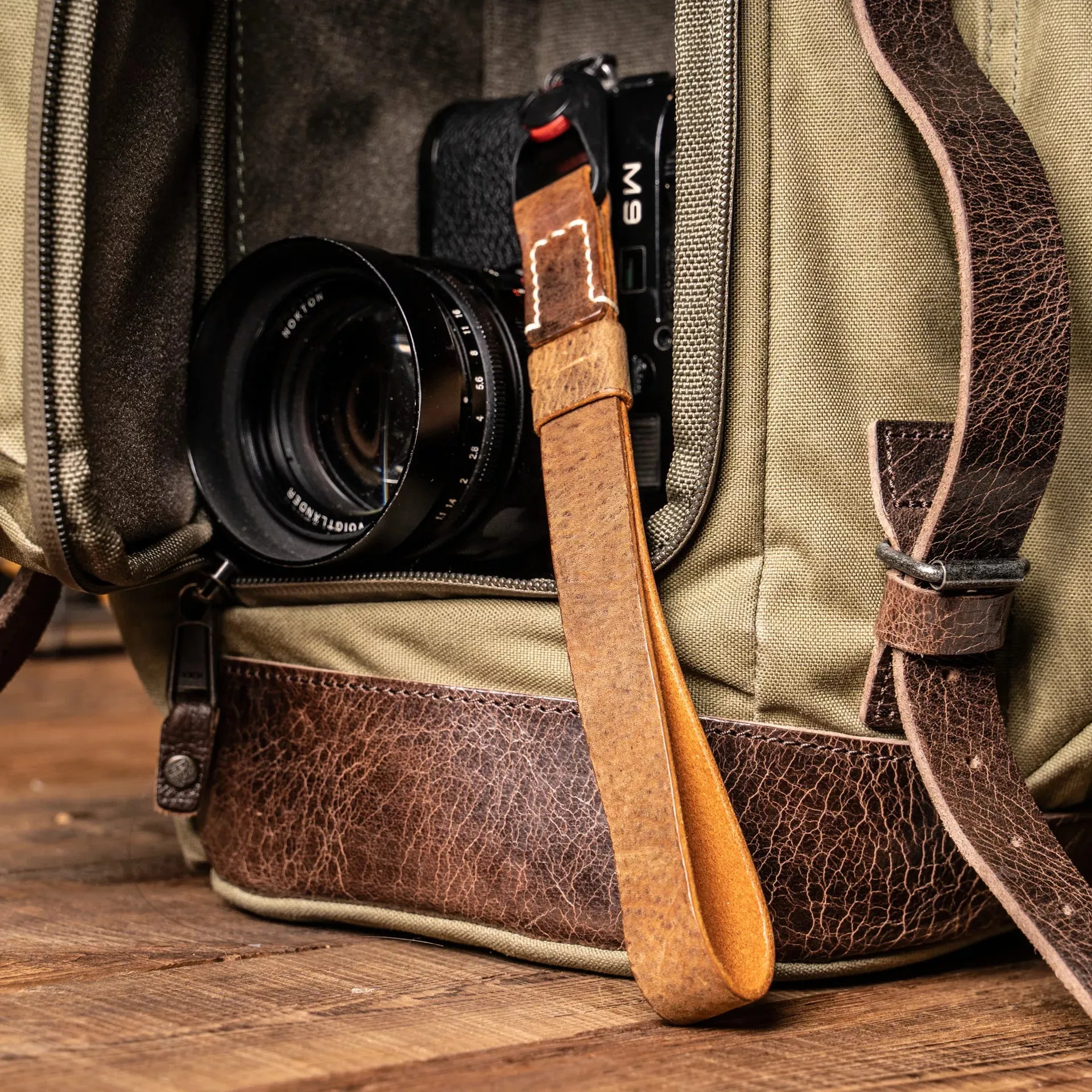 Full Leather Camera Wrist Strap