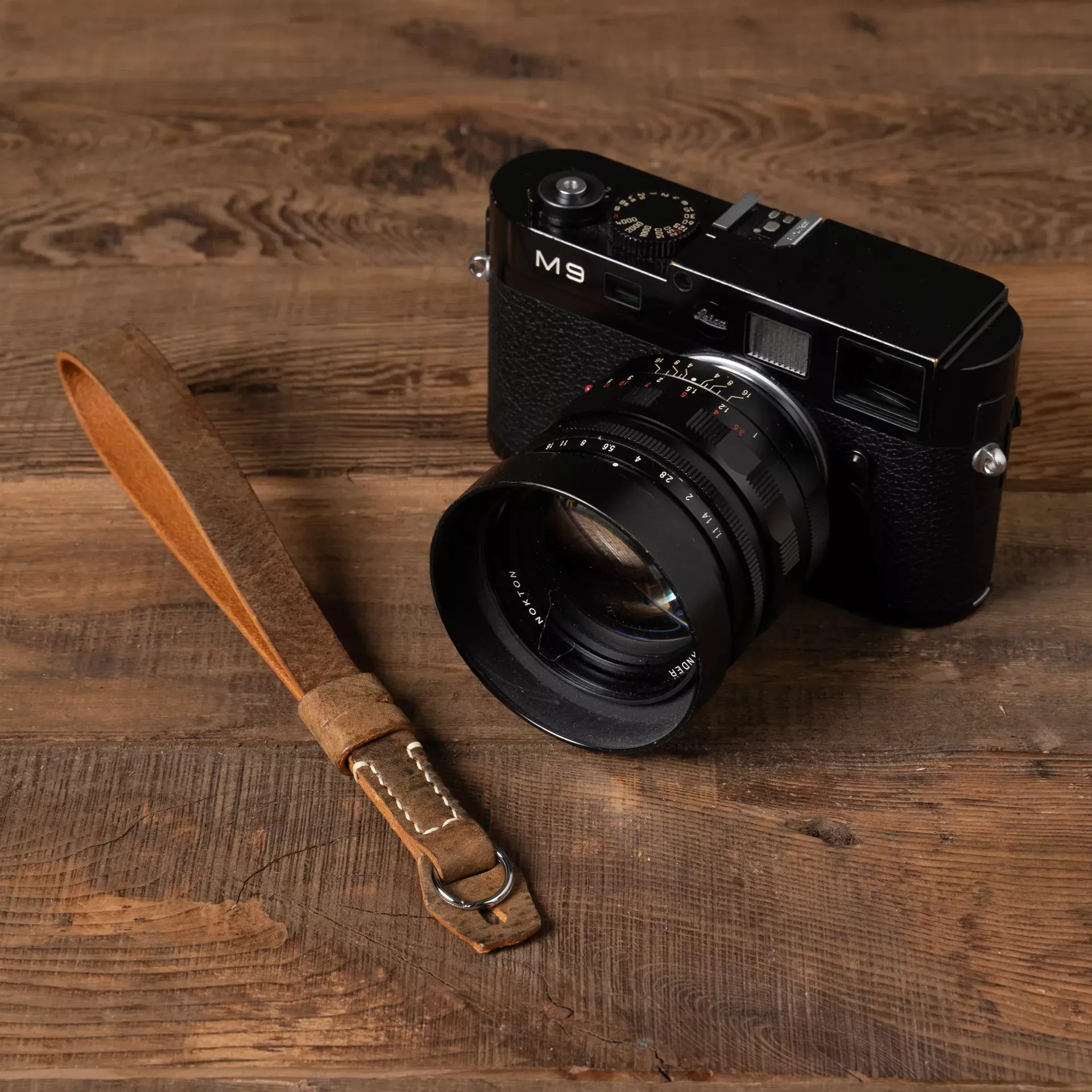 Full Leather Camera Wrist Strap