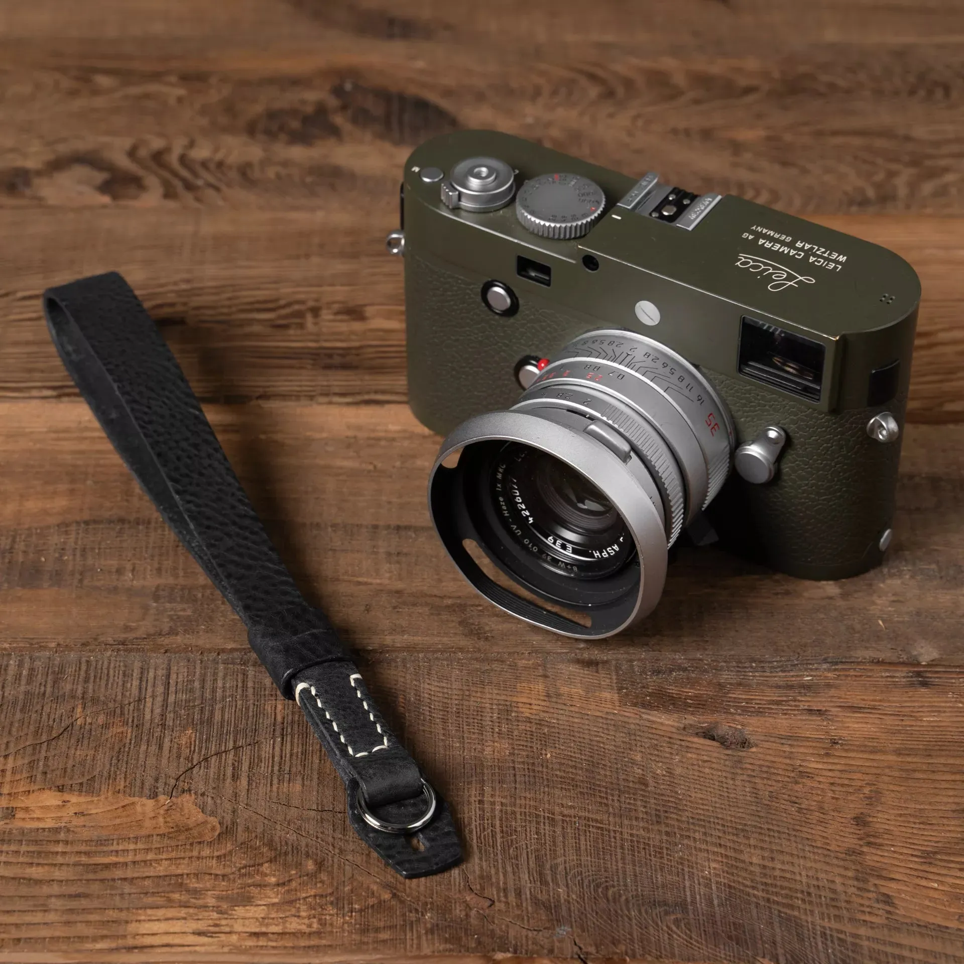 Full Leather Camera Wrist Strap