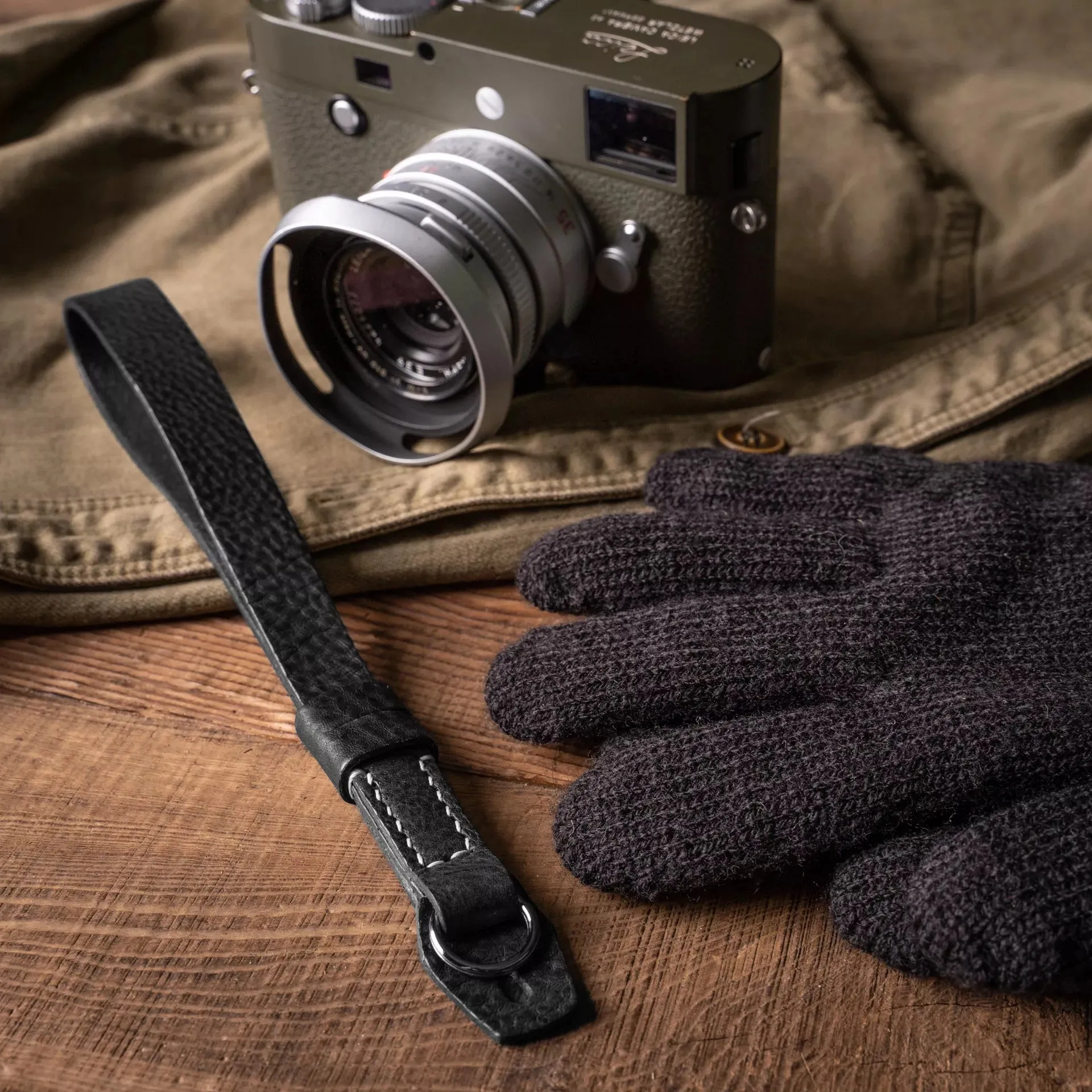 Full Leather Camera Wrist Strap