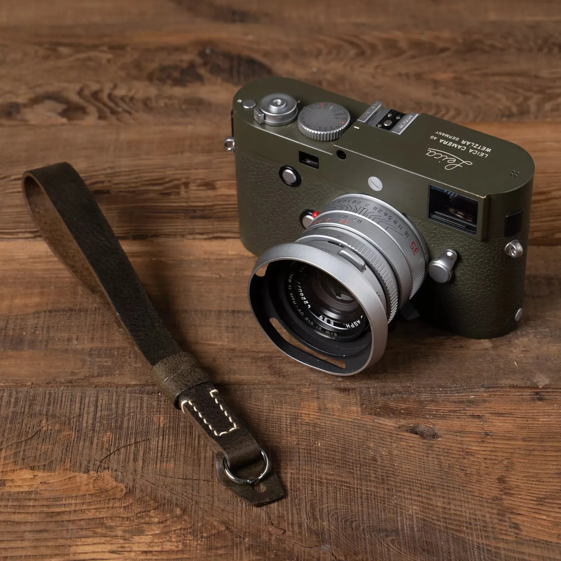 Full Leather Camera Wrist Strap