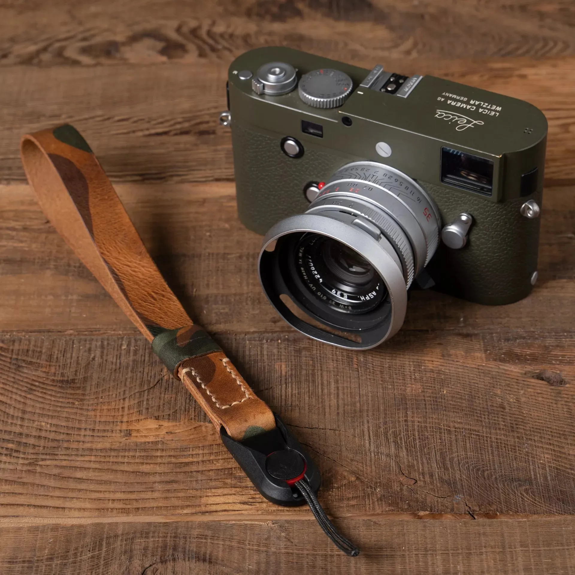 Full Leather Camera Wrist Strap