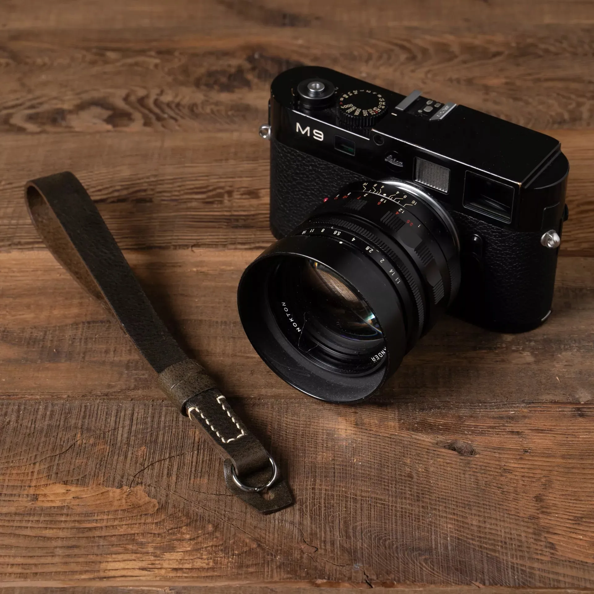 Full Leather Camera Wrist Strap