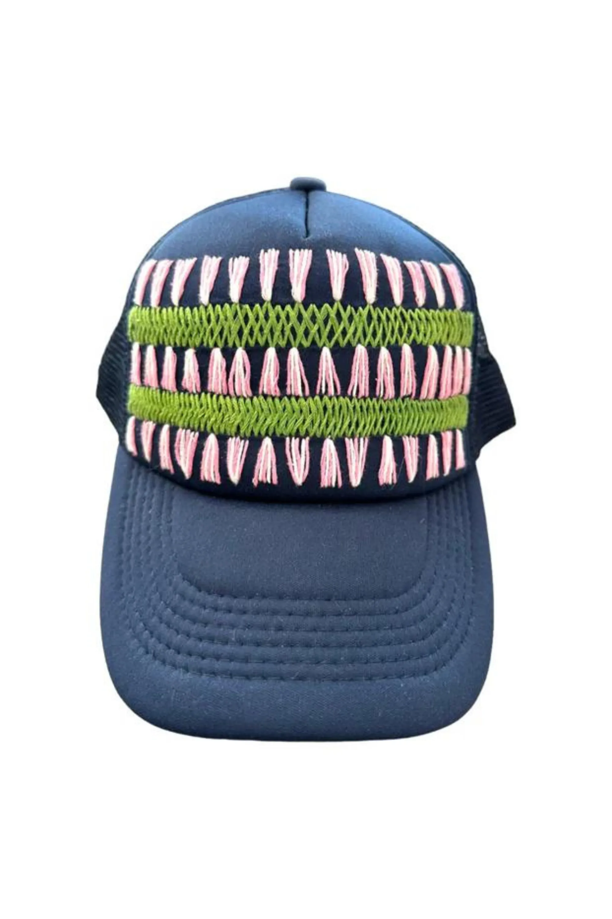 Garden Net BB Citron Hat in Navy